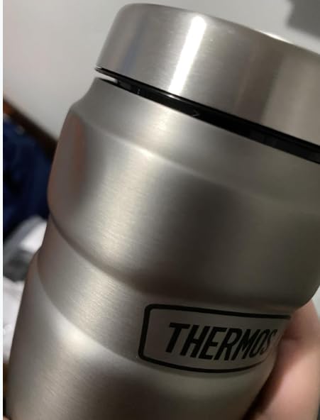 THERMOS Stainless King Vacuum-Insulated Travel Tumbler, 16 Ounce, Matte Steel Customer Review THERMOS Stainless King Vacuum-Insulated Travel Tumbler, 16 Ounce, Matte Steel - Customer Photo 1