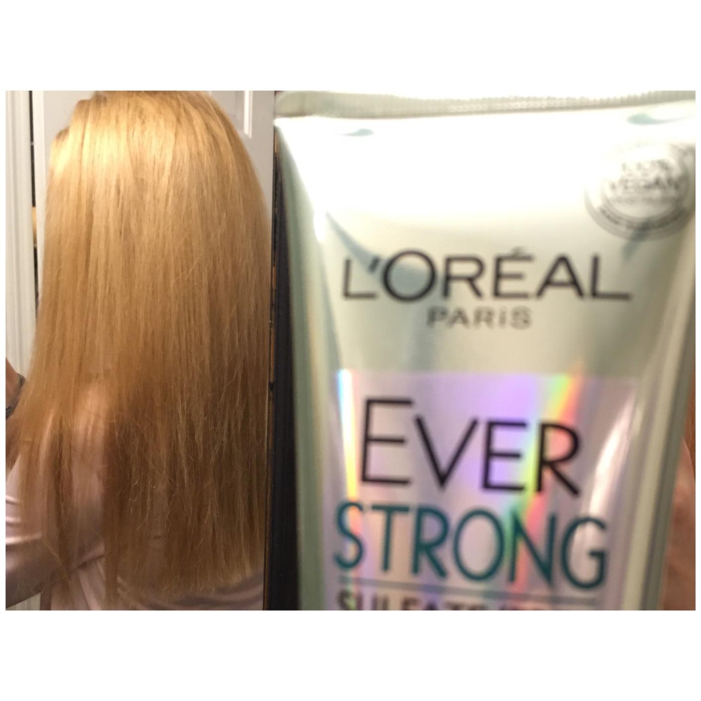 L'Oreal Paris Thickening Sulfate Free Shampoo, Thickens + Strengthens Thin, Fragile Hair, Hair Care with Rosemary Leaf, EverPure, 8.5 Fl Oz (Packaging May Vary) - Customer Photo 4
