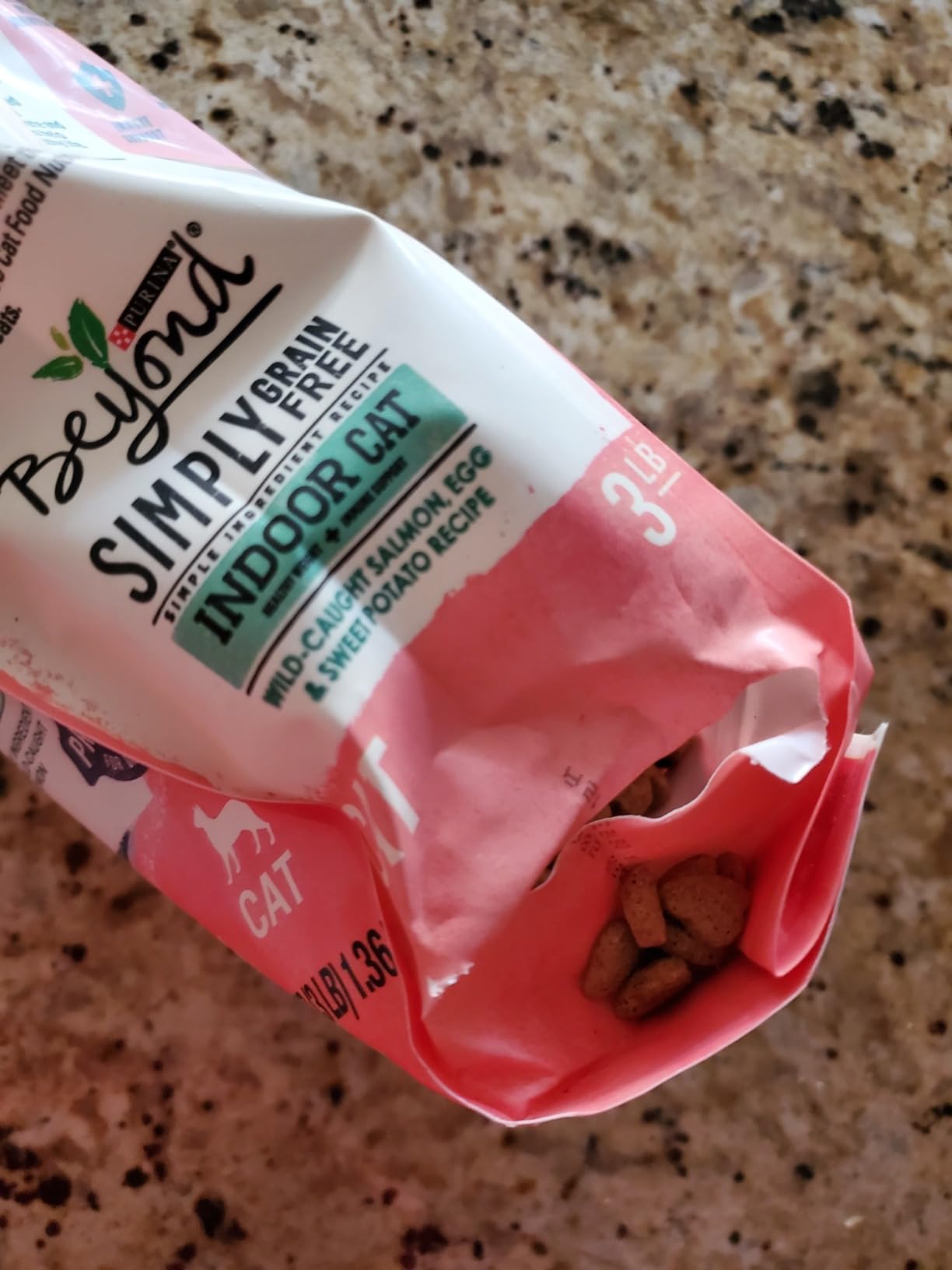 Purina Beyond Natural Grain Free Dry Cat Food Simply Indoor Salmon, Egg and Sweet Potato Recipe - 3 lb. Bag Customer Review Purina Beyond Natural Grain Free Dry Cat Food Simply Indoor Salmon, Egg and Sweet Potato Recipe - 3 lb. Bag - Customer Photo 4
