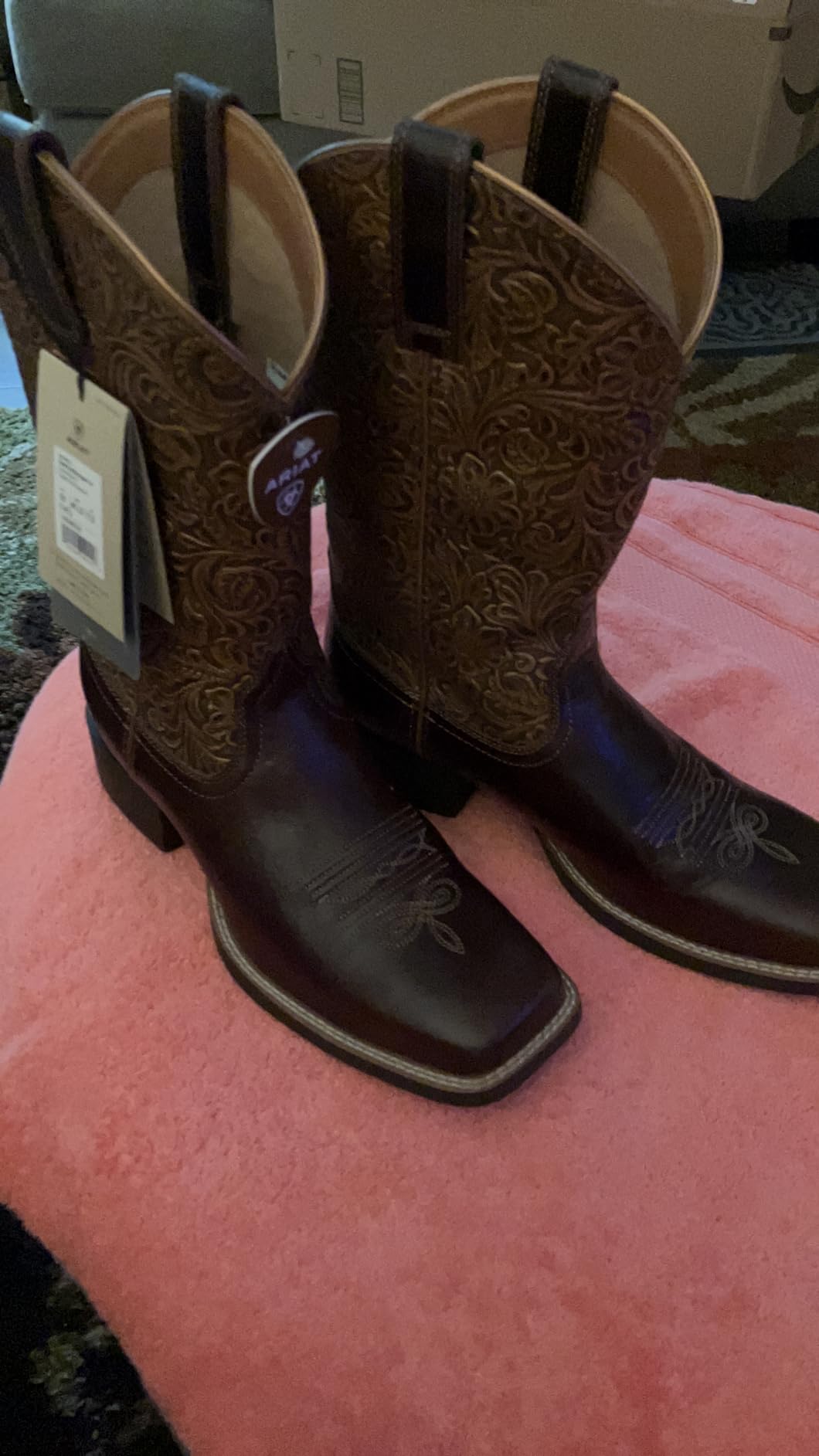 Ariat Women's Round Up Square Boot - Customer Photo 2