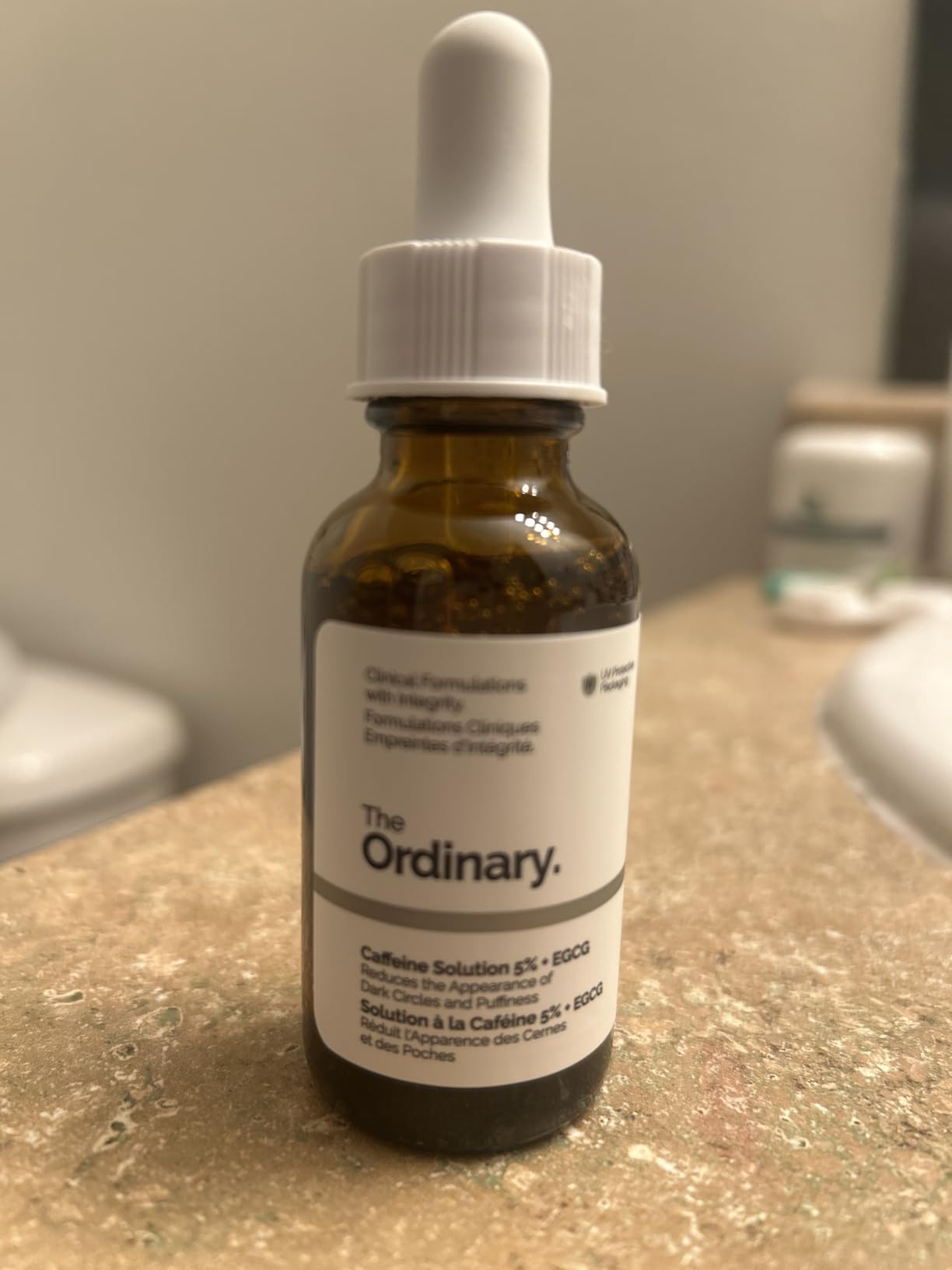The Ordinary Caffeine Solution 5% + EGCG, Depuffing Eye Serum for Dark Circles and Tired Eyes customer photo 2