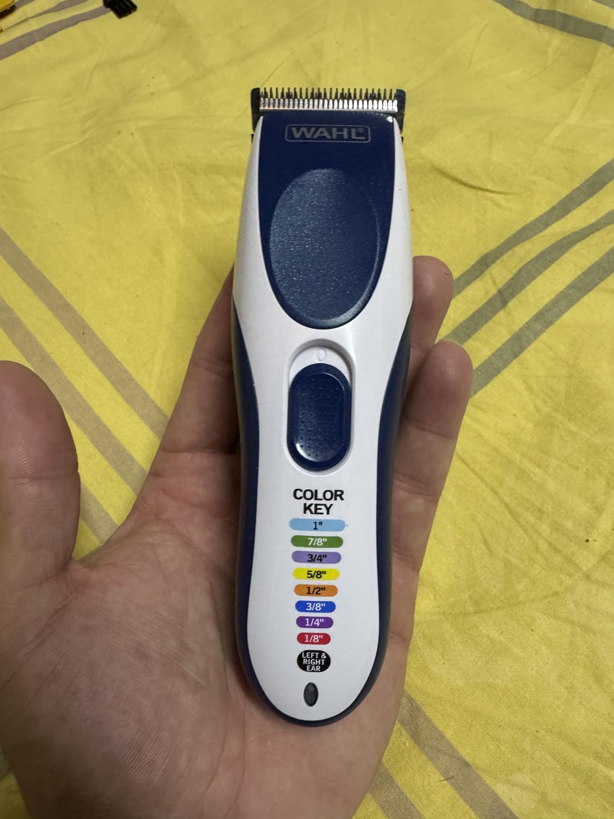 Wahl Color Pro Cordless Rechargeable Hair Clipper & Trimmer – Easy Color-Coded Guide Combs - for Men, Women, & Children – Model 9649P Customer Review Wahl Color Pro Cordless Rechargeable Hair Clipper & Trimmer – Easy Color-Coded Guide Combs - for Men, Women, & Children – Model 9649P - Customer Photo 2