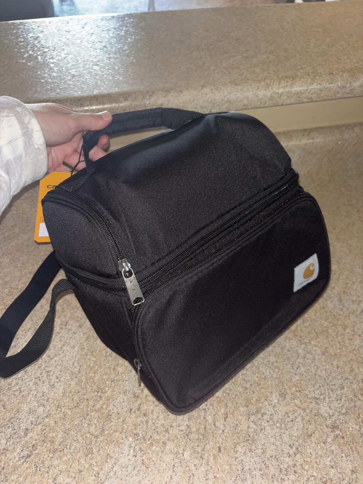 Carhartt Camping Cooler, Worksite Lunchbox, Soft Shell Lunch Bag for Construction Sites, Work and Everyday Use, Brown - Customer Photo 1