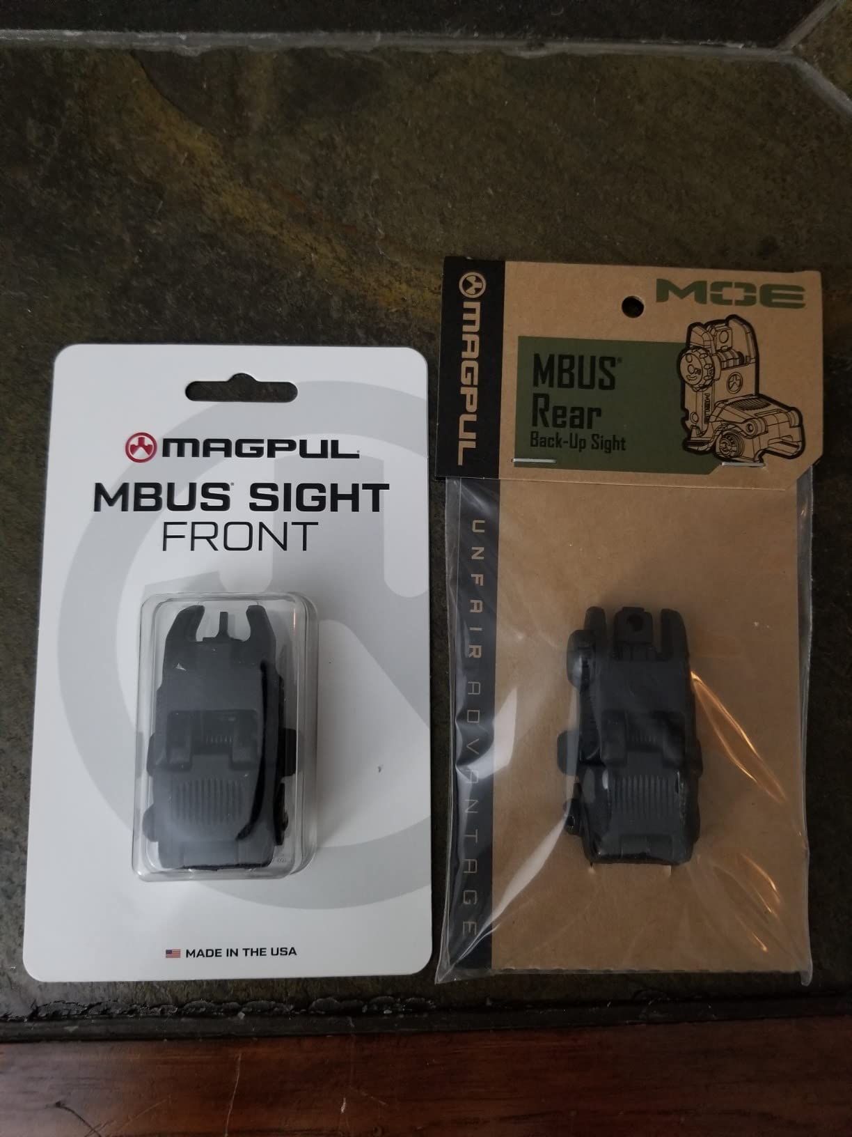 Magpul Industries MBUS Generation II Sight Set Front & Rear Color Black - Customer Photo 2