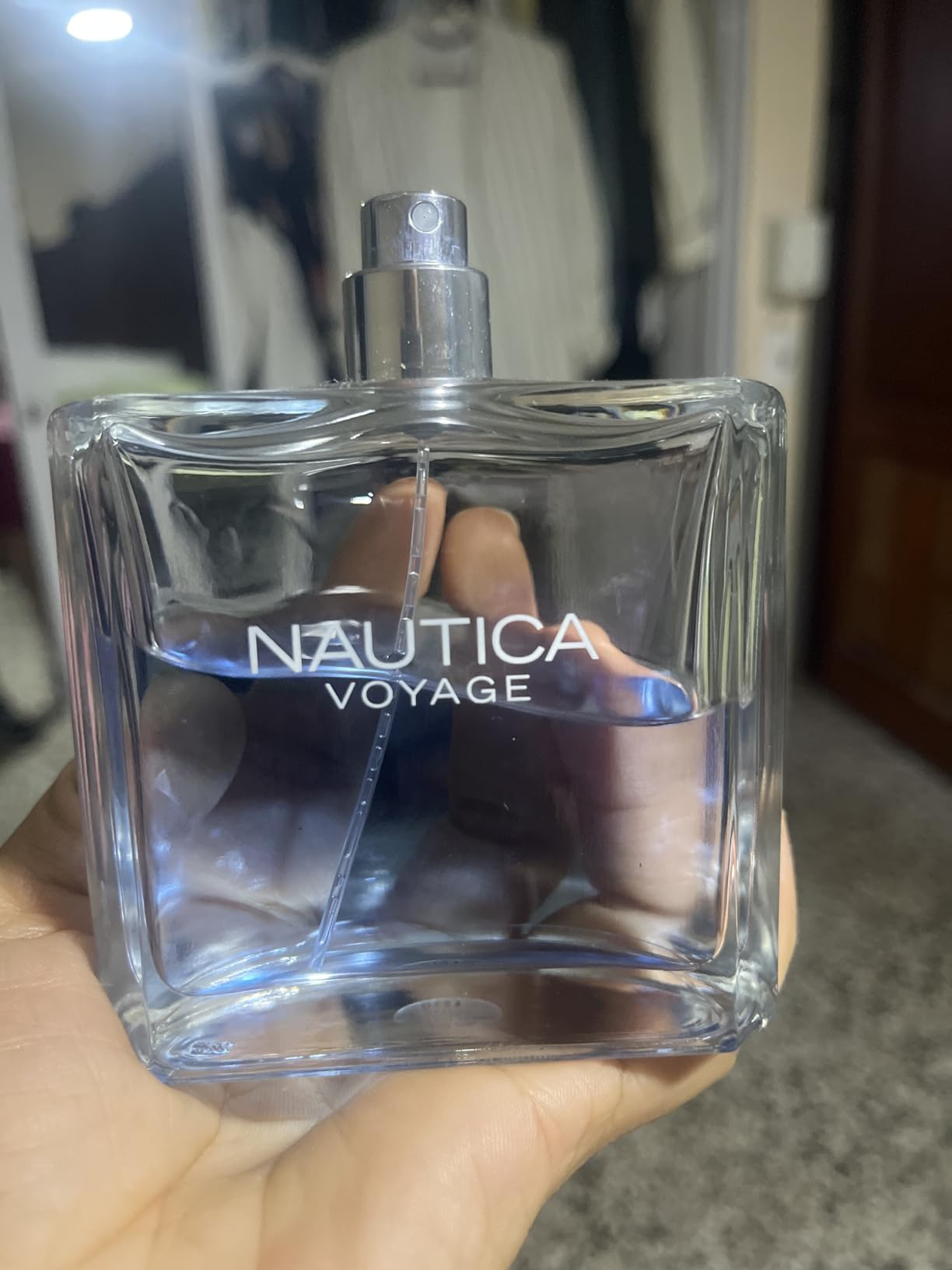 Nautica Voyage Deo Body Spray 6 fl oz (Pack of 1), Notes of Apple, Cedarwood, Mimosa, Men's Fragrance, Long Lasting, Everyday Fragrance - Customer Photo 1