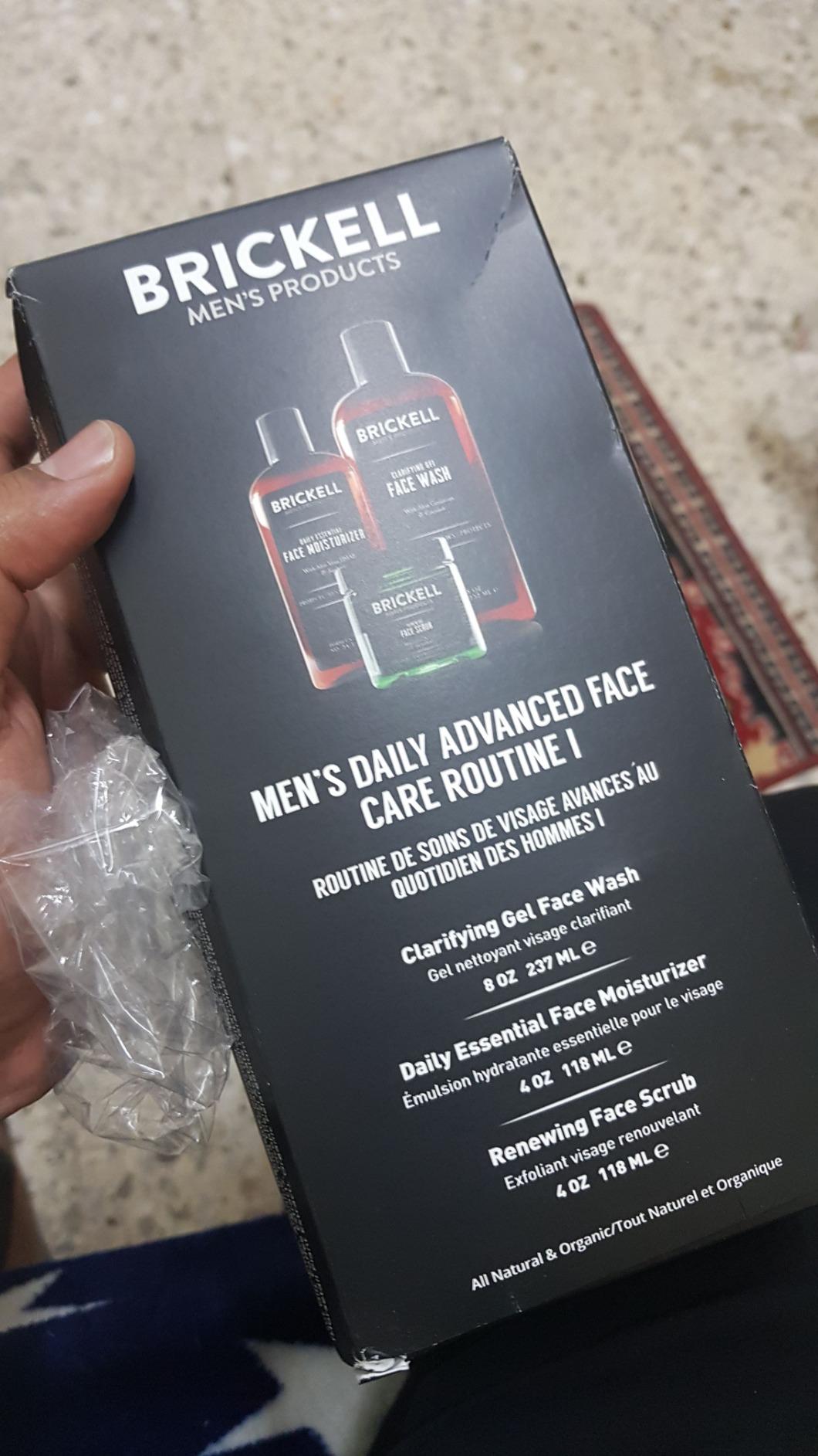 Brickell Men's Products Daily Advanced Face Care Routine I, Gel Facial Cleanser Wash, Face Scrub, Facial Moisturizer Lotion, Natural and Organic Men's Skin Care Gift Set, Scented Customer Review Brickell Men's Products Daily Advanced Face Care Routine I, Gel Facial Cleanser Wash, Face Scrub, Facial Moisturizer Lotion, Natural and Organic Men's Skin Care Gift Set, Scented - Customer Photo 2