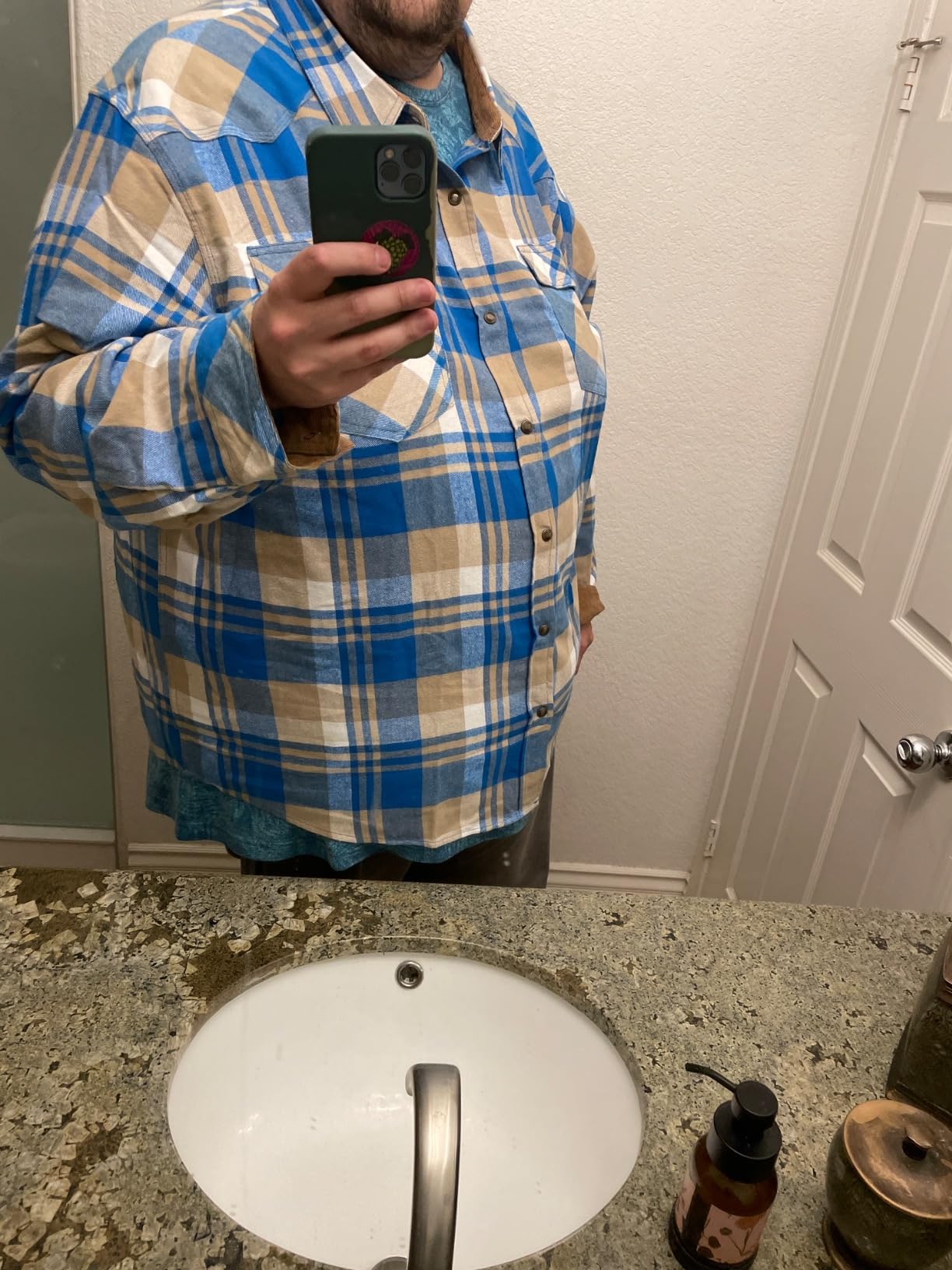 Legendary Whitetails Men's Western Flannel Shirt Button Up Brushed Cotton - Customer Photo 1