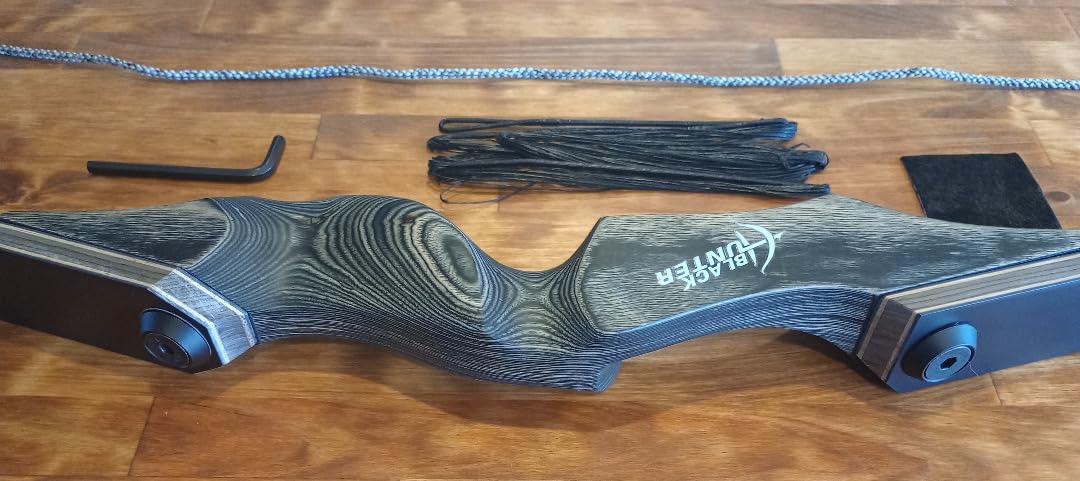Obert Original Black Hunter Takedown Recurve Bow 60inch with Bamboo Core Limbs Archery Hunting Target Practice Customer Review Obert Original Black Hunter Takedown Recurve Bow 60inch with Bamboo Core Limbs Archery Hunting Target Practice - Customer Photo 1