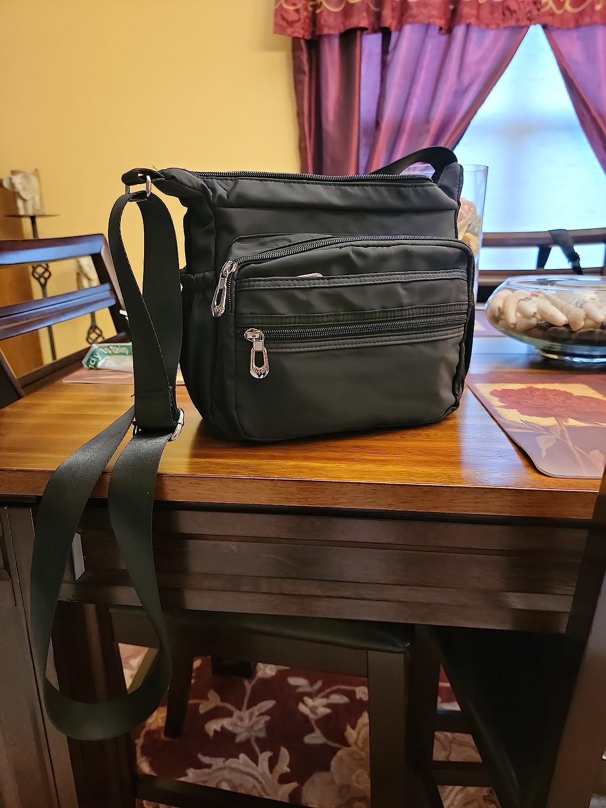 Crossbody Bag for Women Waterproof Shoulder Bag Messenger Bag Casual Nylon Purse Handbag - Customer Photo 5