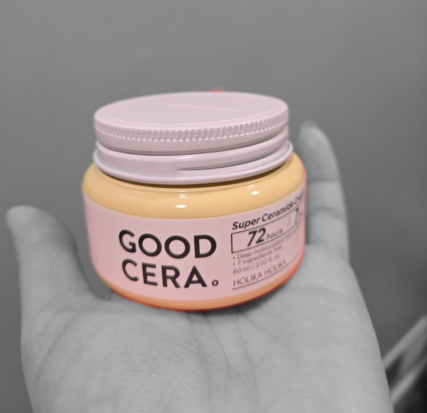 HOLIKA HOLIKA Good Cera Super Ceramide Cream | Soothing Facial Cream & Skin Moisturizer | Ceramide Cream Korean Moisturizer for Face | Deeply Nourishing Face Cream for Dry Skin 2.02 fl oz - Customer Photo 2