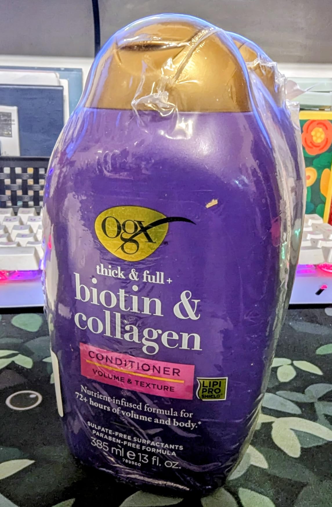 OGX Thick & Full + Biotin and Collagen for Hair Volume & Body, Sulfate Free Volumizing Shampoo & Conditioner Set for Fine & Thinning Hair, Nutrient-Infused, Vitamin B7, 13 fl oz, 2 Pack Customer Review OGX Thick & Full + Biotin and Collagen for Hair Volume & Body, Sulfate Free Volumizing Shampoo & Conditioner Set for Fine & Thinning Hair, Nutrient-Infused, Vitamin B7, 13 fl oz, 2 Pack - Customer Photo 4