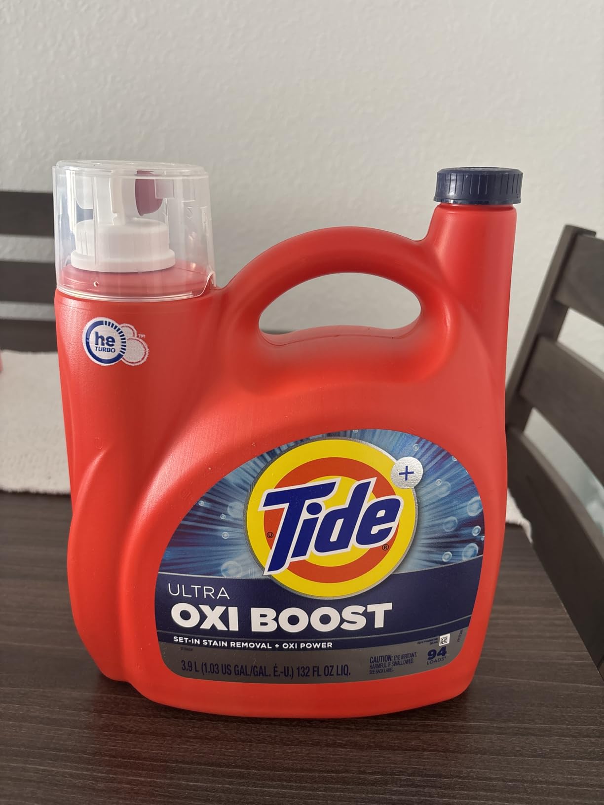 Tide Ultra Oxi Boost Liquid Laundry Detergent, 84 fl oz, 59 Loads, Advanced Stain Remover, Laundry Detergent Liquid with Extra Oxi Power Customer Review Tide Ultra Oxi Boost Liquid Laundry Detergent, 84 fl oz, 59 Loads, Advanced Stain Remover, Laundry Detergent Liquid with Extra Oxi Power - Customer Photo 1