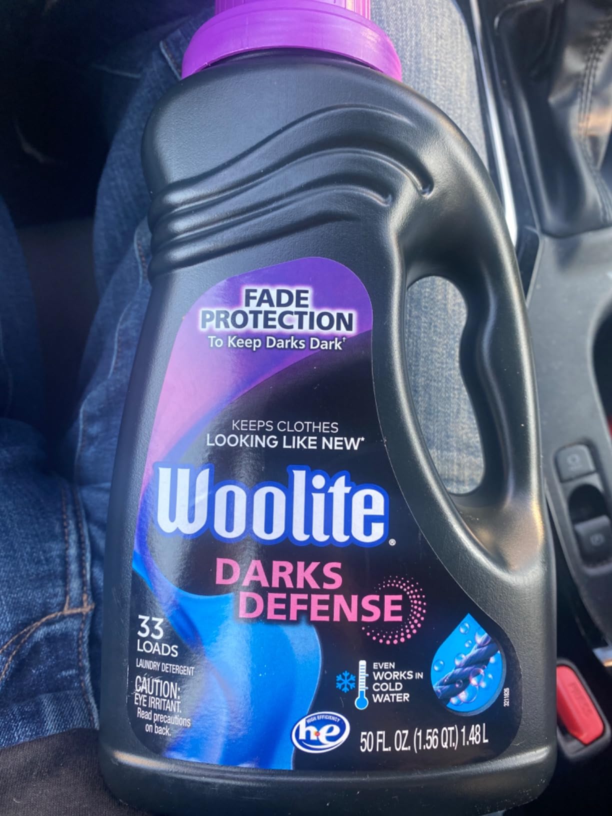 Woolite Dark Care Laundry Detergent, Midnight Breeze Scent, 50 oz/ 33 Loads *Packaging May Vary* (Pack of 2) - Customer Photo 1