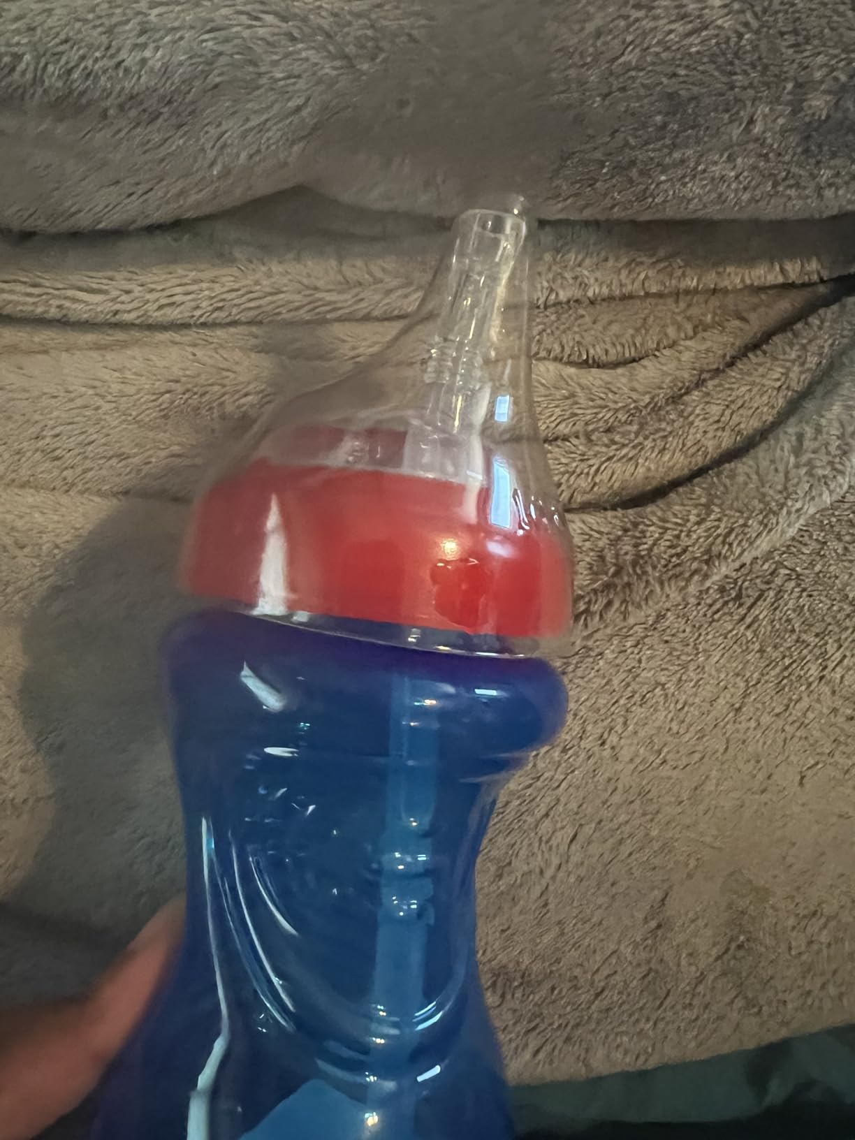 Nuby No-Spill Sippy Cup with Flex Straw - (3-Pack) 10-Ounce Bottles - Sippy Cups for Toddlers 12+ Months - Neutral Color Training Cups for Toddlers Customer Review Nuby No-Spill Sippy Cup with Flex Straw - (3-Pack) 10-Ounce Bottles - Sippy Cups for Toddlers 12+ Months - Neutral Color Training Cups for Toddlers - Customer Photo 1