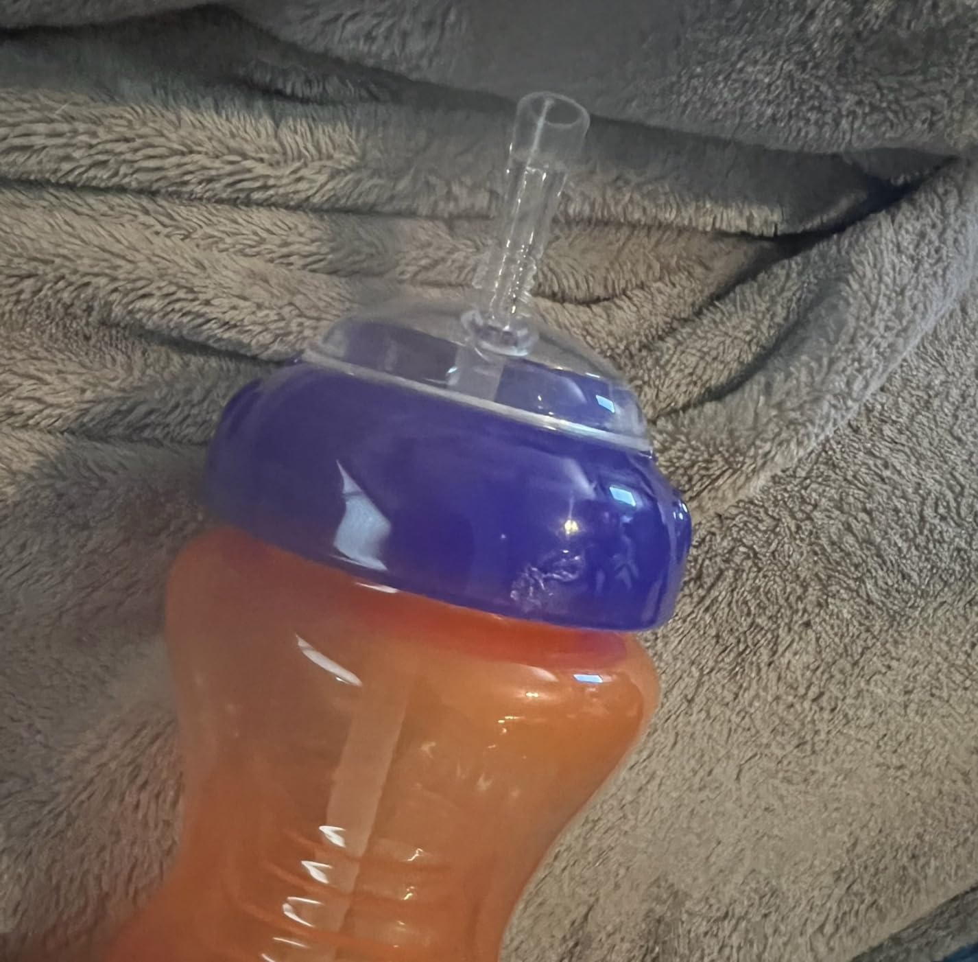 Nuby No-Spill Sippy Cup with Flex Straw - (3-Pack) 10-Ounce Bottles - Sippy Cups for Toddlers 12+ Months - Neutral Color Training Cups for Toddlers Customer Review Nuby No-Spill Sippy Cup with Flex Straw - (3-Pack) 10-Ounce Bottles - Sippy Cups for Toddlers 12+ Months - Neutral Color Training Cups for Toddlers - Customer Photo 2