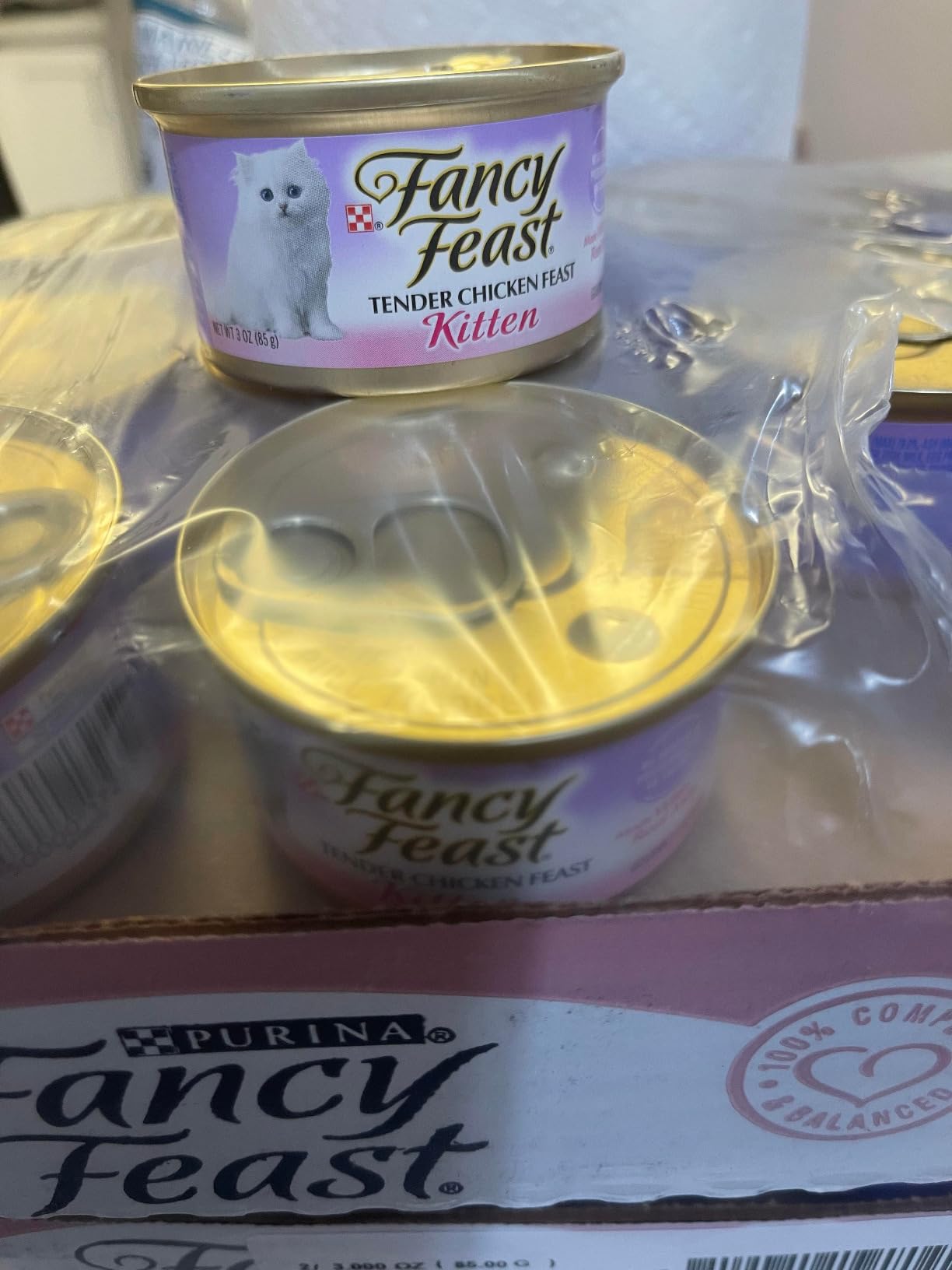 Purina Fancy Feast Kitten Tender Chicken Feast Wet Kitten Food Pate - (Pack of 24) 3 oz. Cans - Customer Photo 1