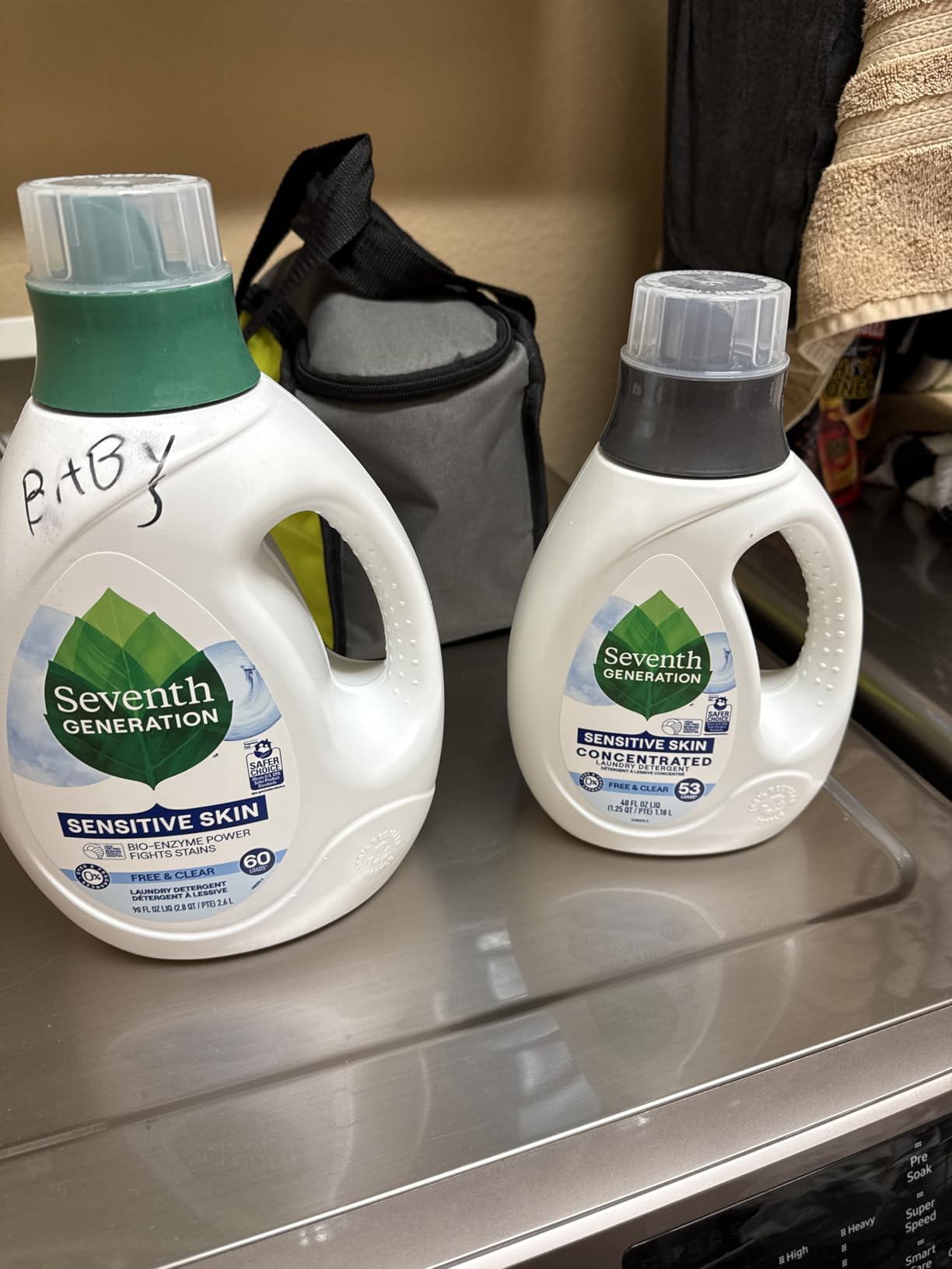 Seventh Generation Concentrated Laundry Detergent Liquid Free & Clear Fragrance Free 40 oz - Customer Photo 1