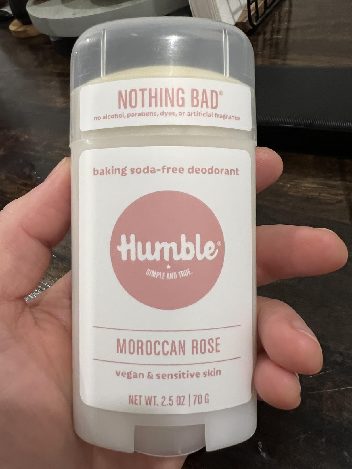 HUMBLE BRANDS Aluminum-Free Deodorant, Vegan and Cruelty- free, Formulated for Sensitive Skin, Simply Unscented, 2.5 Ounce (Pack of 1) Customer Review HUMBLE BRANDS Aluminum-Free Deodorant, Vegan and Cruelty- free, Formulated for Sensitive Skin, Simply Unscented, 2.5 Ounce (Pack of 1) - Customer Photo 1