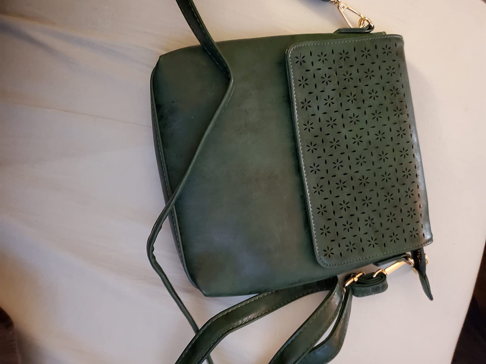 MINICAT Crossbody Purses for Women Multi Pocket Crossbody Bag Soft Leather Cross Body bag for Woman Small Shoulder Bags - Customer Photo 1