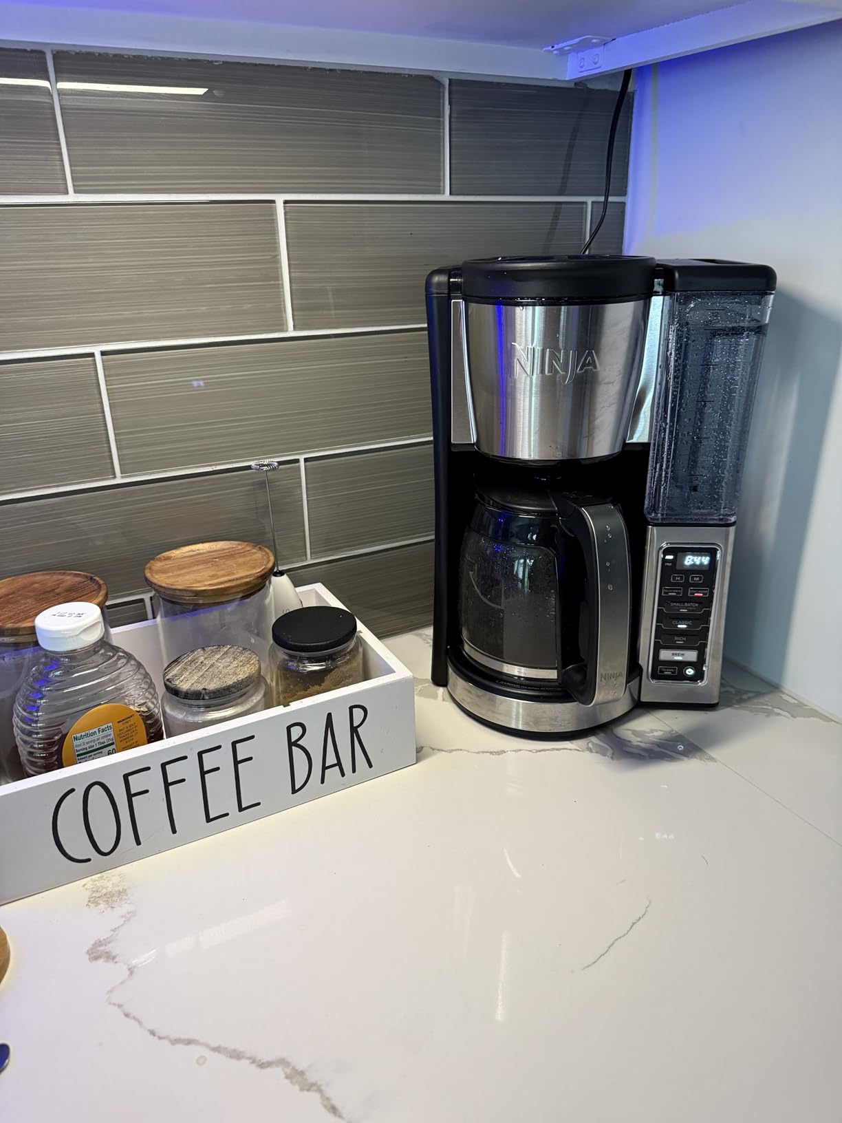 Ninja 12-Cup Programmable Coffee Brewer, 2 Brew Styles, Adjustable Warm Plate, 60oz Water Reservoir, Delay Brew - Black/Stainless Steel - Customer Photo 2