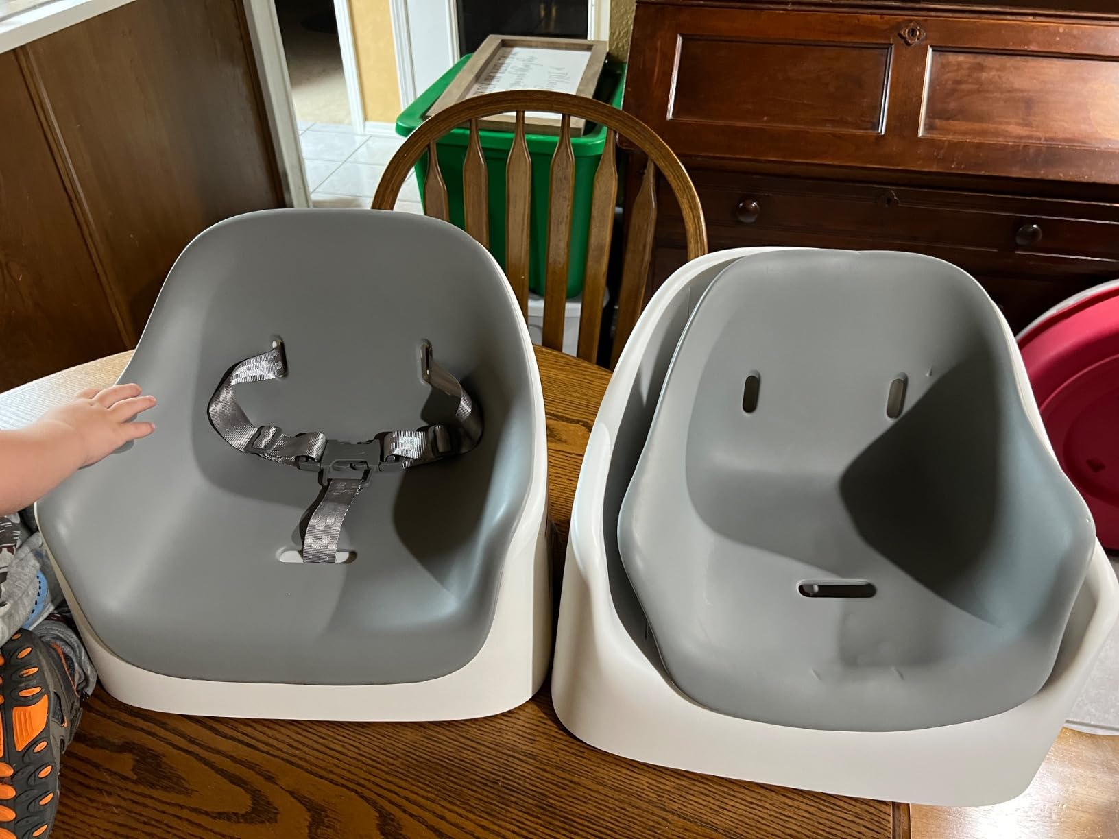 OXO Tot Nest Booster Seat with Removable Cushion - Gray - Customer Photo 4
