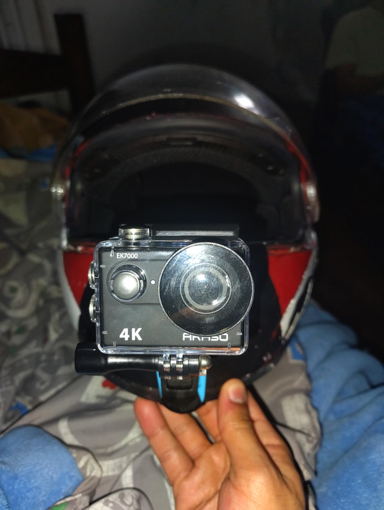 AKASO EK7000 4K Action Camera Ultra HD Underwater Camera 170 Degree Wide Angle 98FT Waterproof Camera Remote Control Black Customer Review AKASO EK7000 4K Action Camera Ultra HD Underwater Camera 170 Degree Wide Angle 98FT Waterproof Camera Remote Control Black - Customer Photo 1
