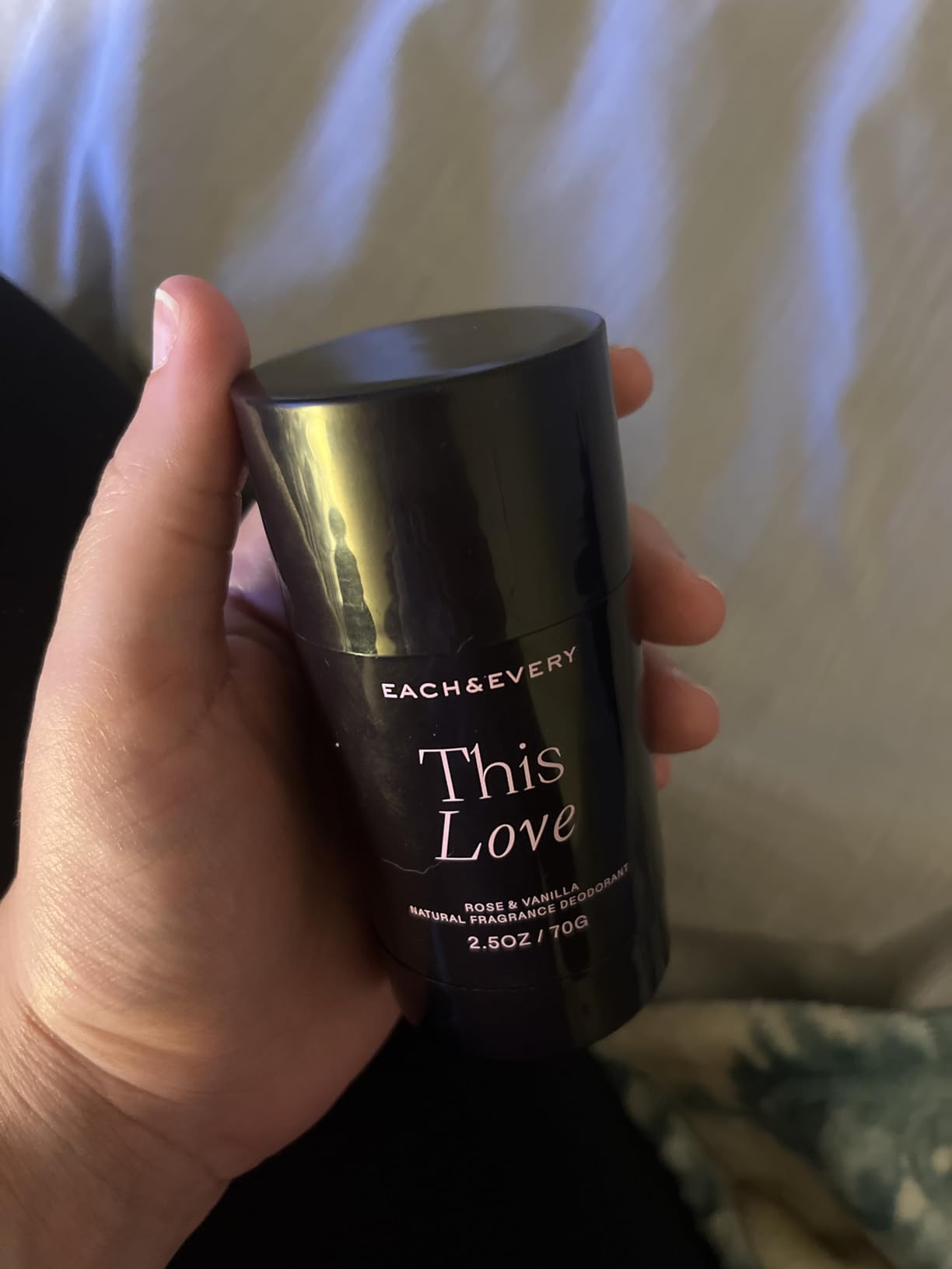 Each & Every Natural Aluminum-Free Deodorant for Sensitive Skin with Essential Oils, Plant-Based Packaging, Sandalwood & Black Pepper, 2.5 Oz. - Customer Photo 1