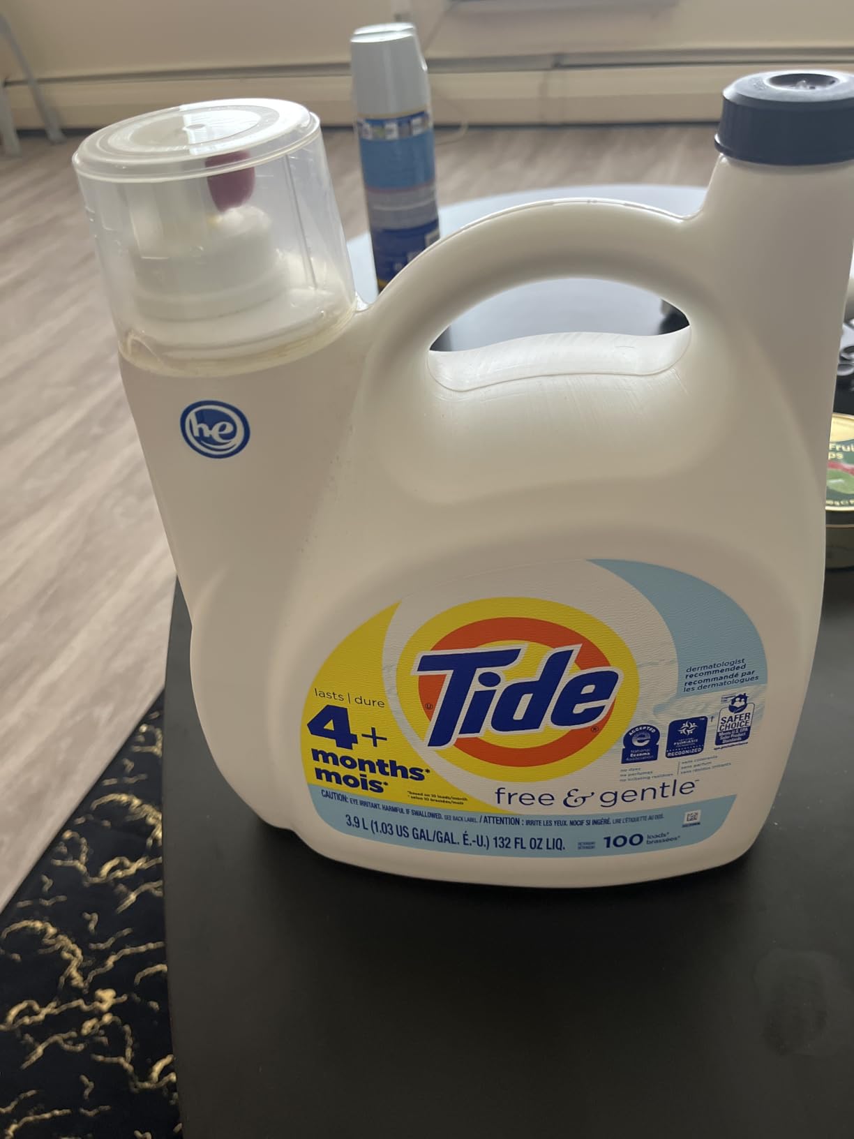Tide Free & Gentle Liquid Laundry Detergent, 64 Loads, 84 fl oz, Tide Laundry Detergent, Clean Laundry Detergent - Customer Photo 1