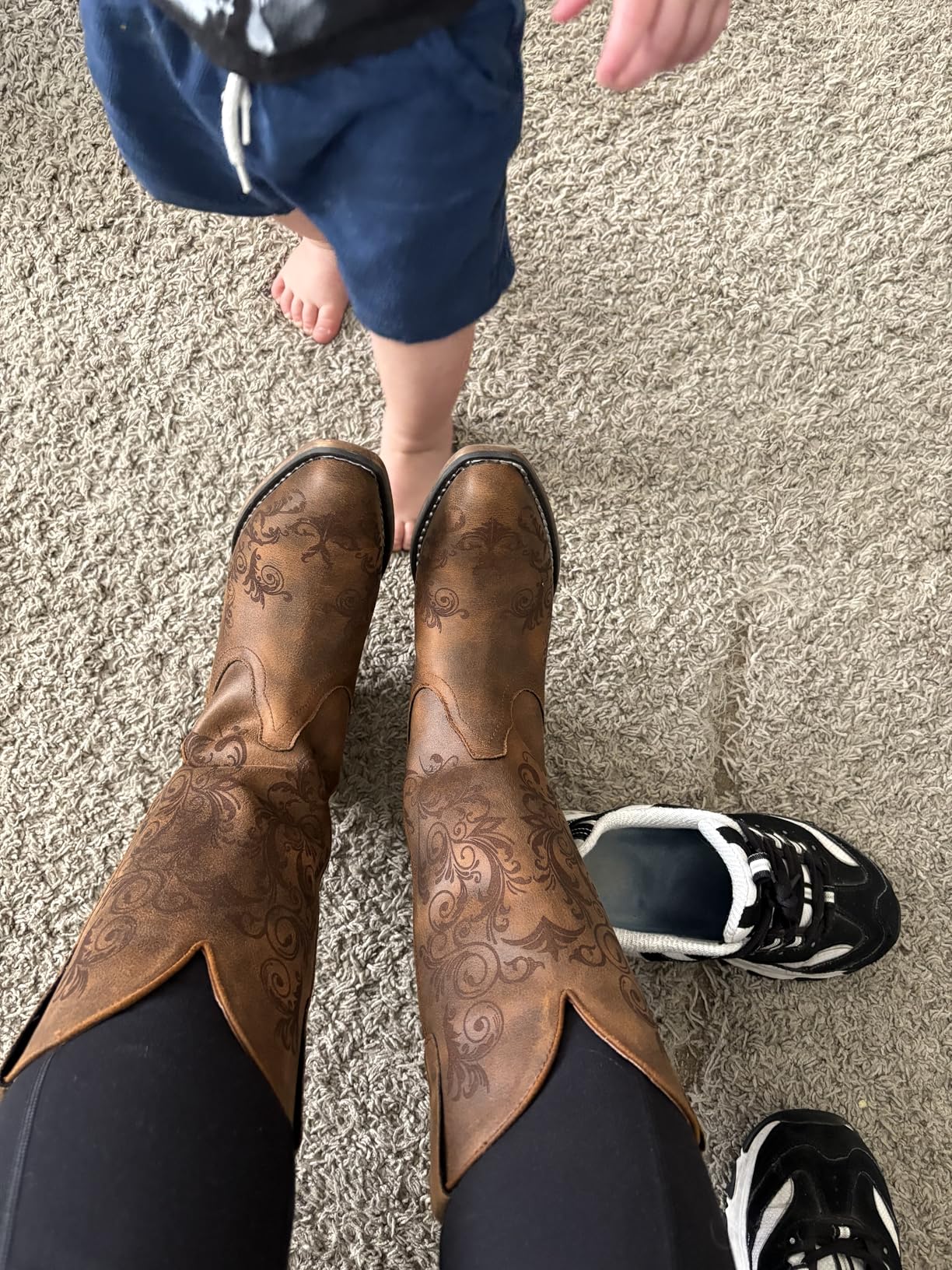 ROPER Womens Riley Embroidered Snip Toe Casual Boots - Customer Photo 1
