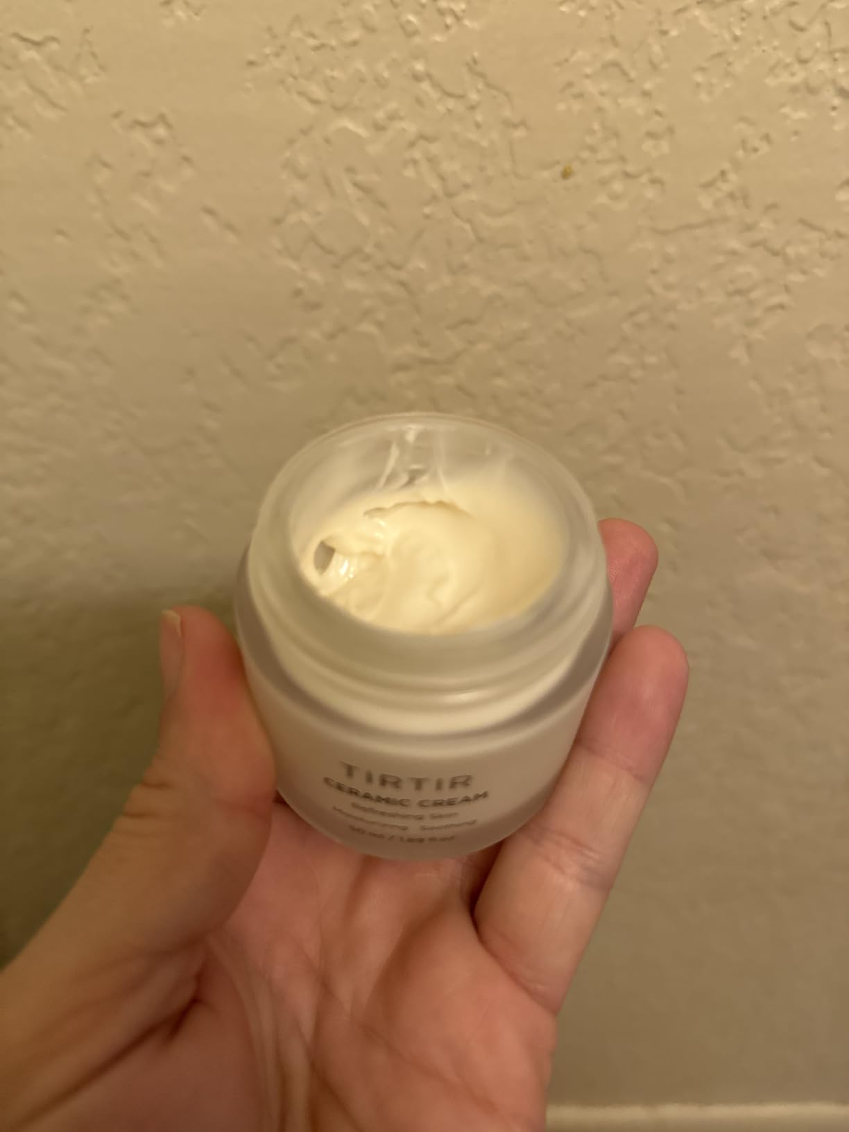 TIRTIR Natural Ceramide Cream | Deep moisturizer for Glass Skin, Polyglutamic acid, Centella Asiatica Extract, Skin barrier, Lightweight, Mild, Nature derived ingredients, Dry skin, Korean skincare - Customer Photo 3