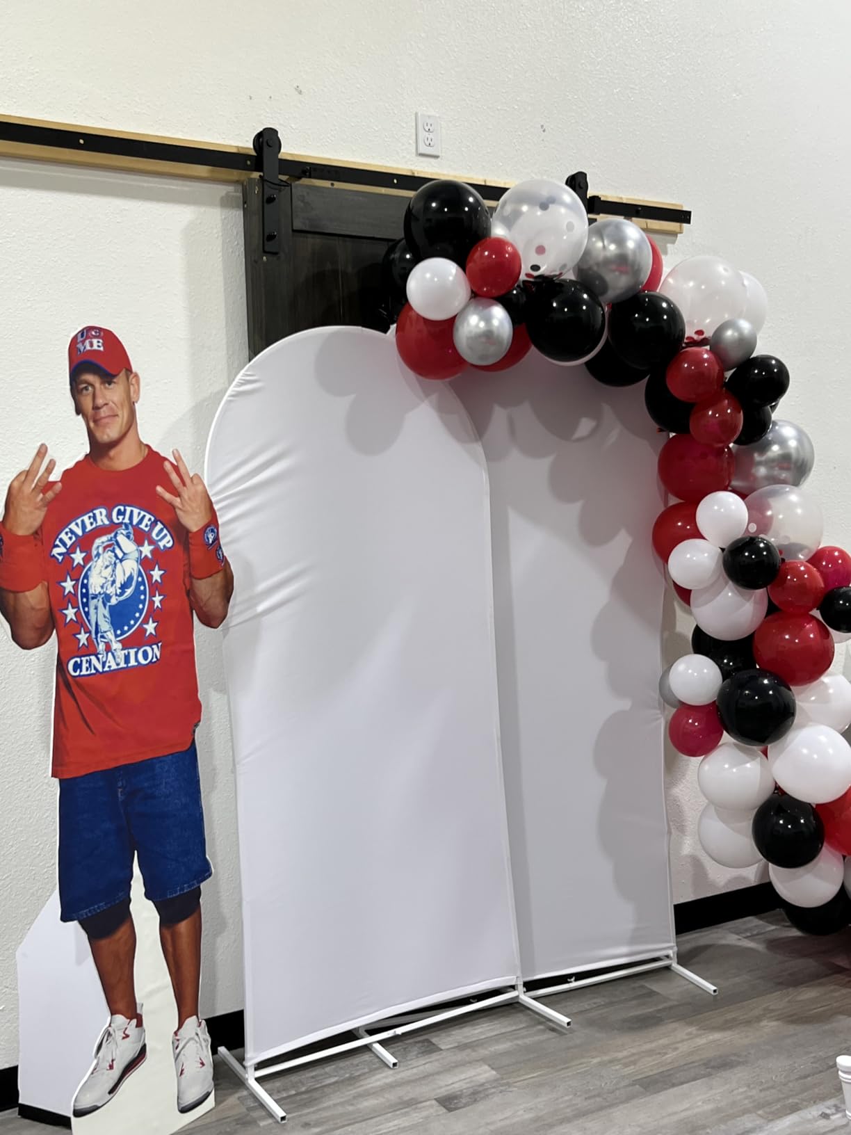 ALL-IN-1 Red Black and White Balloon Arch Kit for Red and Black Birthday Party Decorations – Reds and Blacks Balloons for White Black and Red Balloon Garland Kit – Graduation Black and Red Balloons Customer Review ALL-IN-1 Red Black and White Balloon Arch Kit for Red and Black Birthday Party Decorations – Reds and Blacks Balloons for White Black and Red Balloon Garland Kit – Graduation Black and Red Balloons - Customer Photo 1