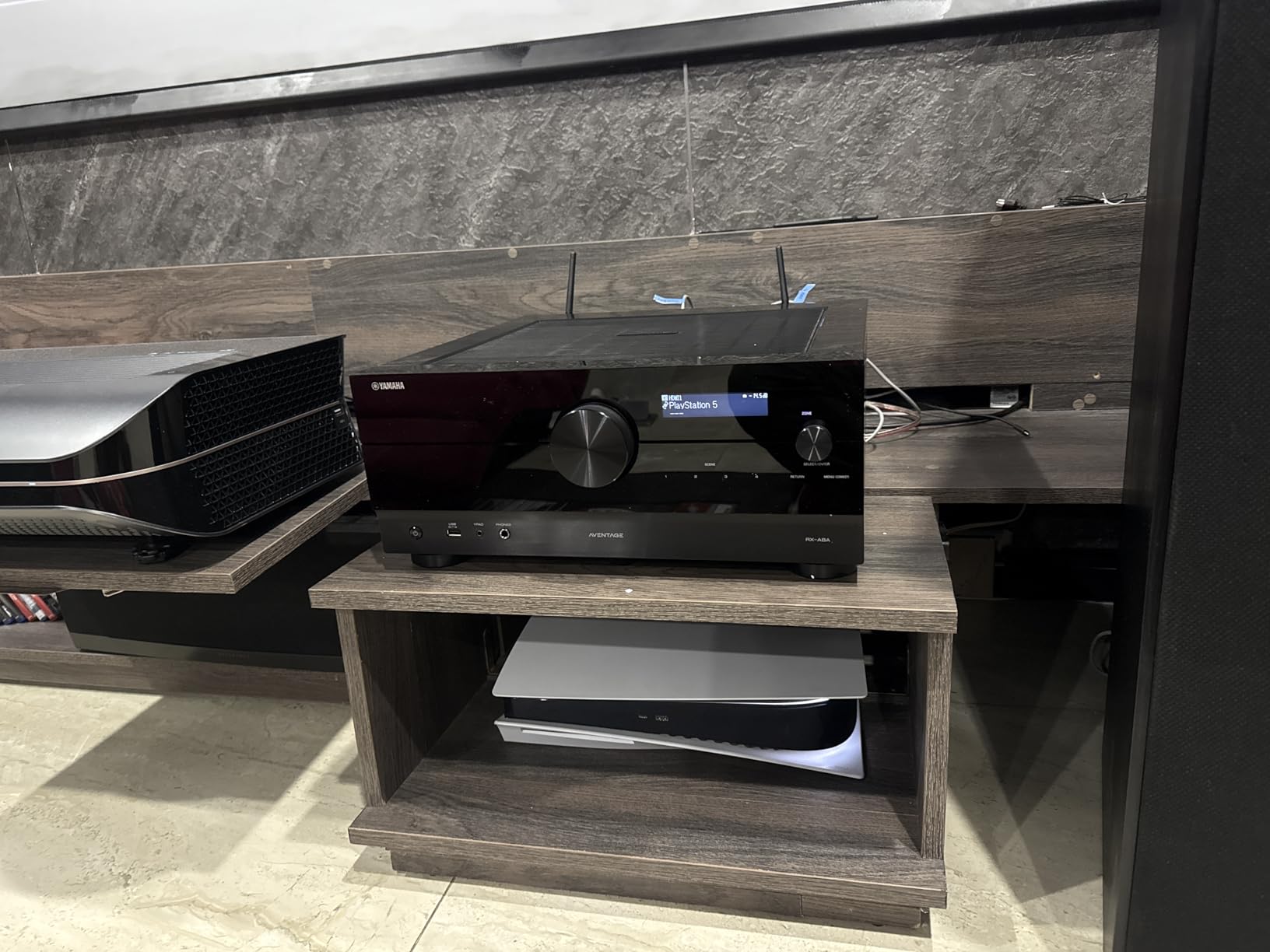 Yamaha RX-A8A AVENTAGE 11.2-Channel AV Receiver - 8K and 4K/120, eARC, Dolby Atmos, DTS:X, Auro-3D, Surround:AI, Wi-Fi, Bluetooth, MusicCast - Customer Photo 1