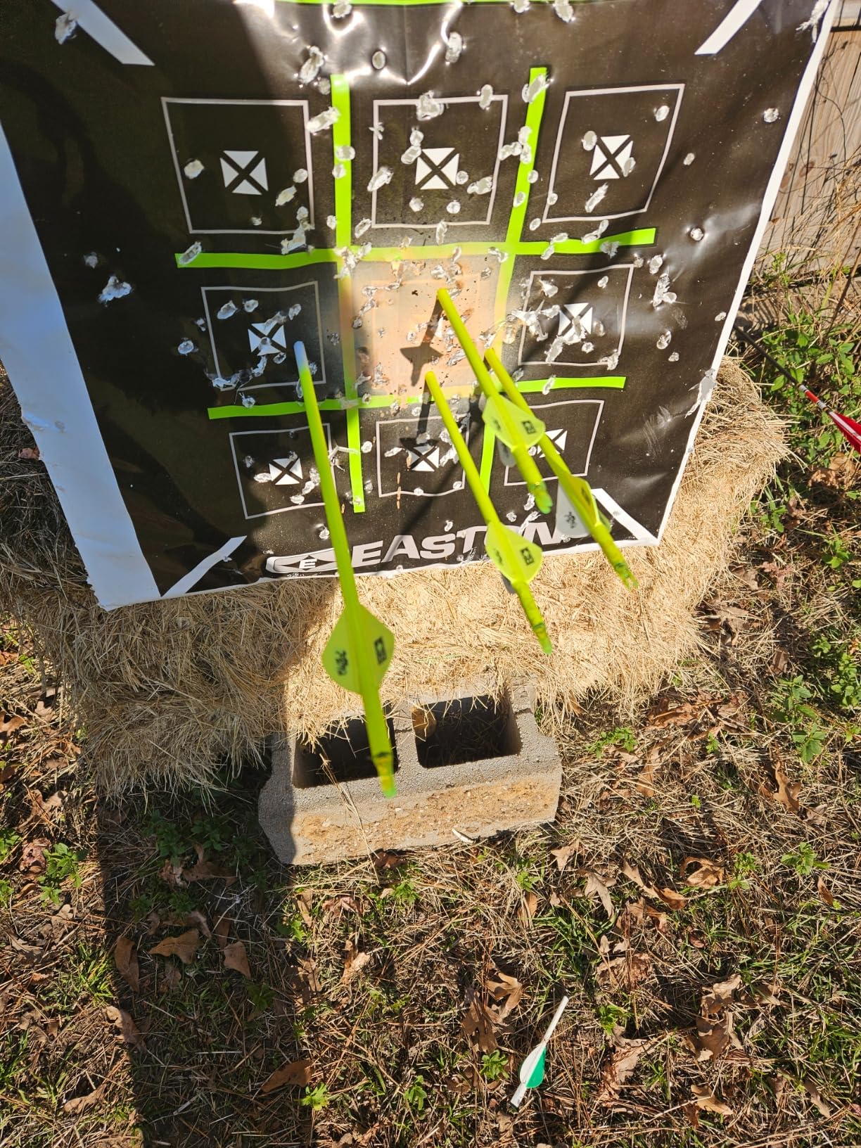 Linkboy Archery Carbon Arrows Shaft Hunting Practice Target Arrows with Removable 75gr Tip Nock for Compound Recurve Long Bows, Spine 300 340 400 500 600 700 800, Pack of 12PCS - Customer Photo 2