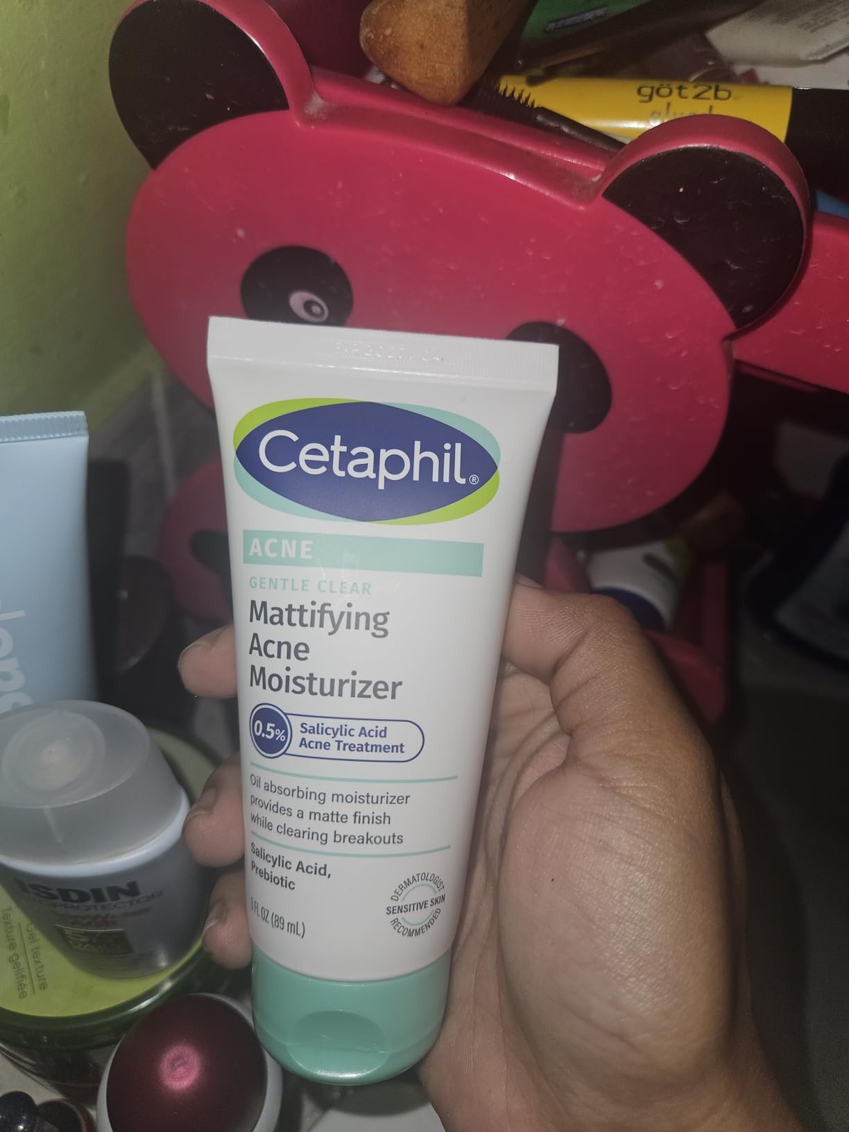 Cetaphil Face Moisturizer, Gentle Clear Mattifying Acne Moisturizer With 0.5% Salicylic Acid, Hydrates and Treats Sensitive Acne Prone Skin, Skin Care for Sensitive Skin, 3oz - Customer Photo 3