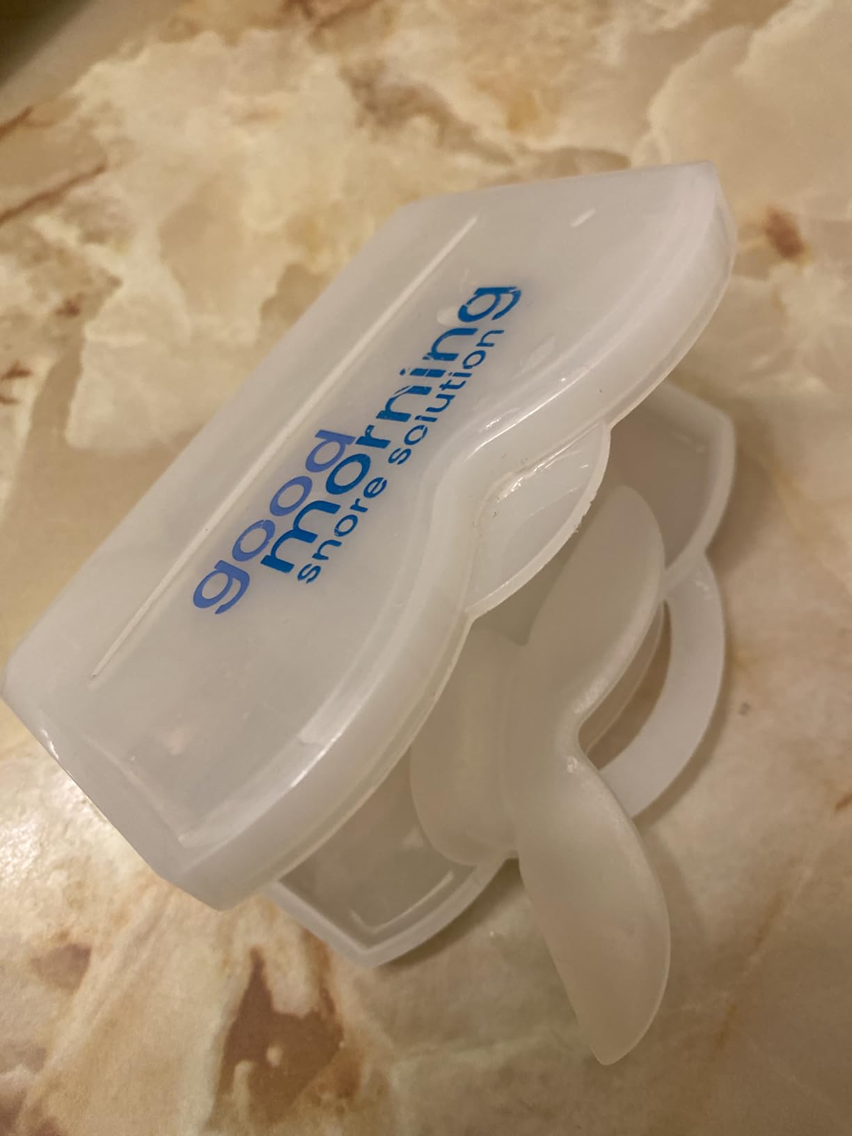 Good Morning Snore Solution Mouth Guard Anti Snoring Devices for Smaller Mouths - FDA Cleared Snore Stopper & Snoring Solution for Young Adults - Tongue Stabilizing Mouthpiece - Made in USA - Customer Photo 2