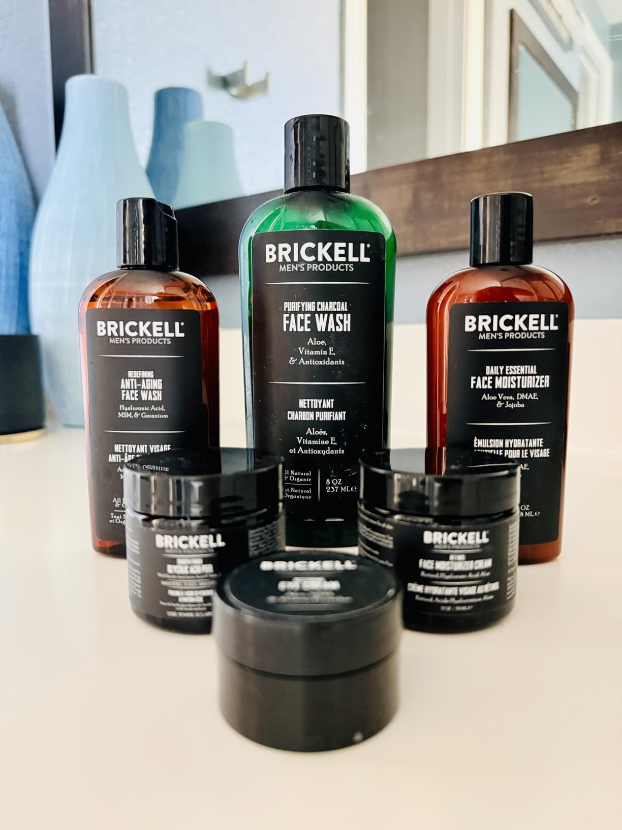 Brickell Men's Redefining Anti-Aging Face Wash For Men, Natural and Organic, Foaming Gel Face Wash Firms & Plumps Skin to Reduce Signs of Aging (Scented, 4 oz) Customer Review Brickell Men's Redefining Anti-Aging Face Wash For Men, Natural and Organic, Foaming Gel Face Wash Firms & Plumps Skin to Reduce Signs of Aging (Scented, 4 oz) - Customer Photo 1