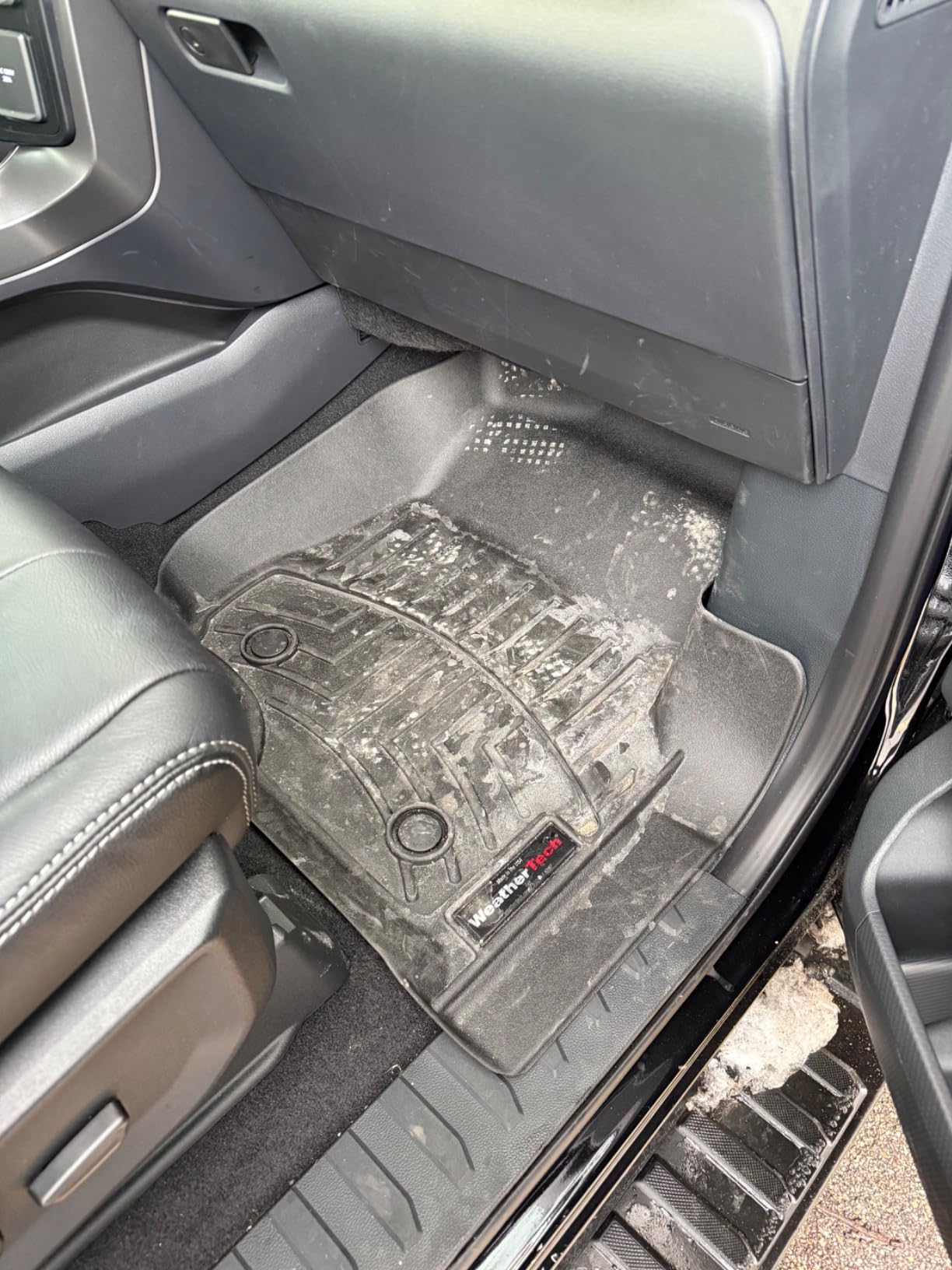 Weathertech Custom Fit FloorLiners for Ford F-150 Raptor, F-150, F-150 Lightning - 1st & 2nd Row (44697-1-6), Black - Customer Photo 4