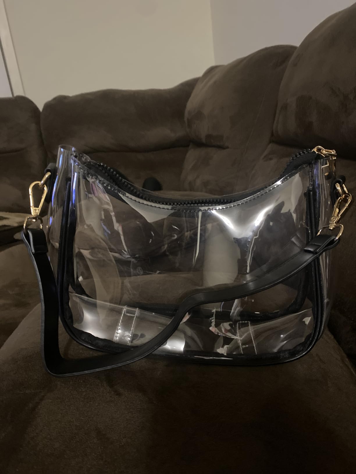 Shoulder Bags for Women, Cute Hobo Tote Handbag Mini Clutch Purse with Zipper Closure - Customer Photo 1
