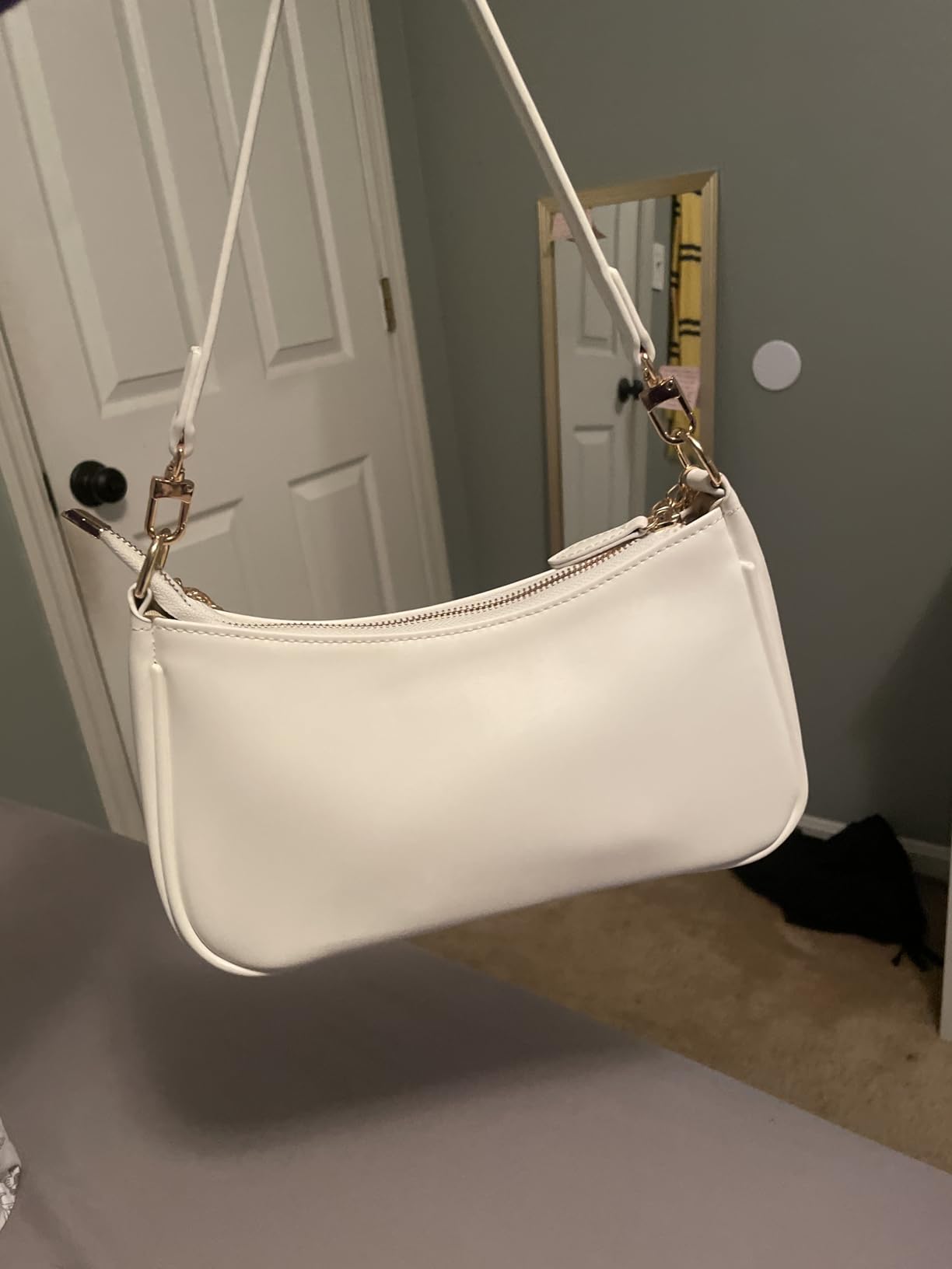 VODIU Clutch Tote Handbags with 2 Removable Straps and Zipper Closure Crossbody Bags Shoulder Purse Handbag for Women - Customer Photo 3