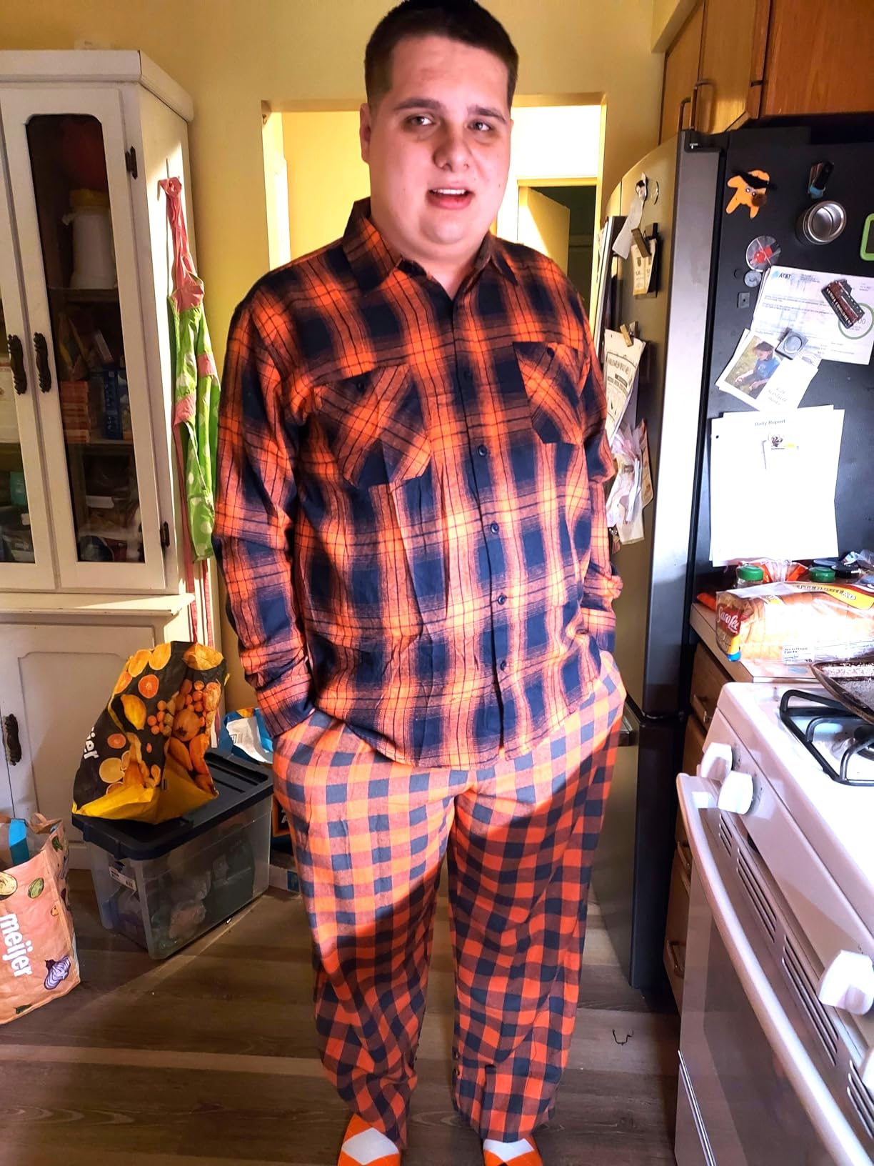 Alex Vando Mens Button Down Shirts Flannel Shirt Long Sleeve - Customer Photo 1