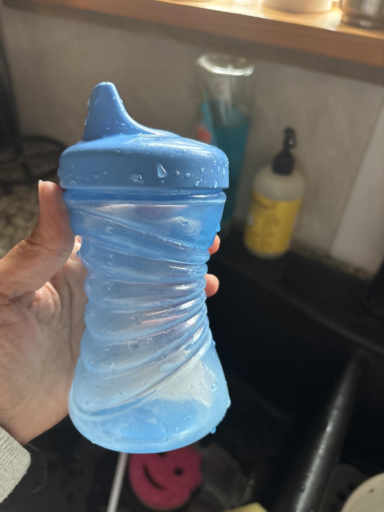 NUK Fun Grips Hard Spout Sippy Cup, 10 oz. | Easy to Hold, BPA Free, Spill Proof Toddler Cup, 4pk Customer Review NUK Fun Grips Hard Spout Sippy Cup, 10 oz. | Easy to Hold, BPA Free, Spill Proof Toddler Cup, 4pk - Customer Photo 2