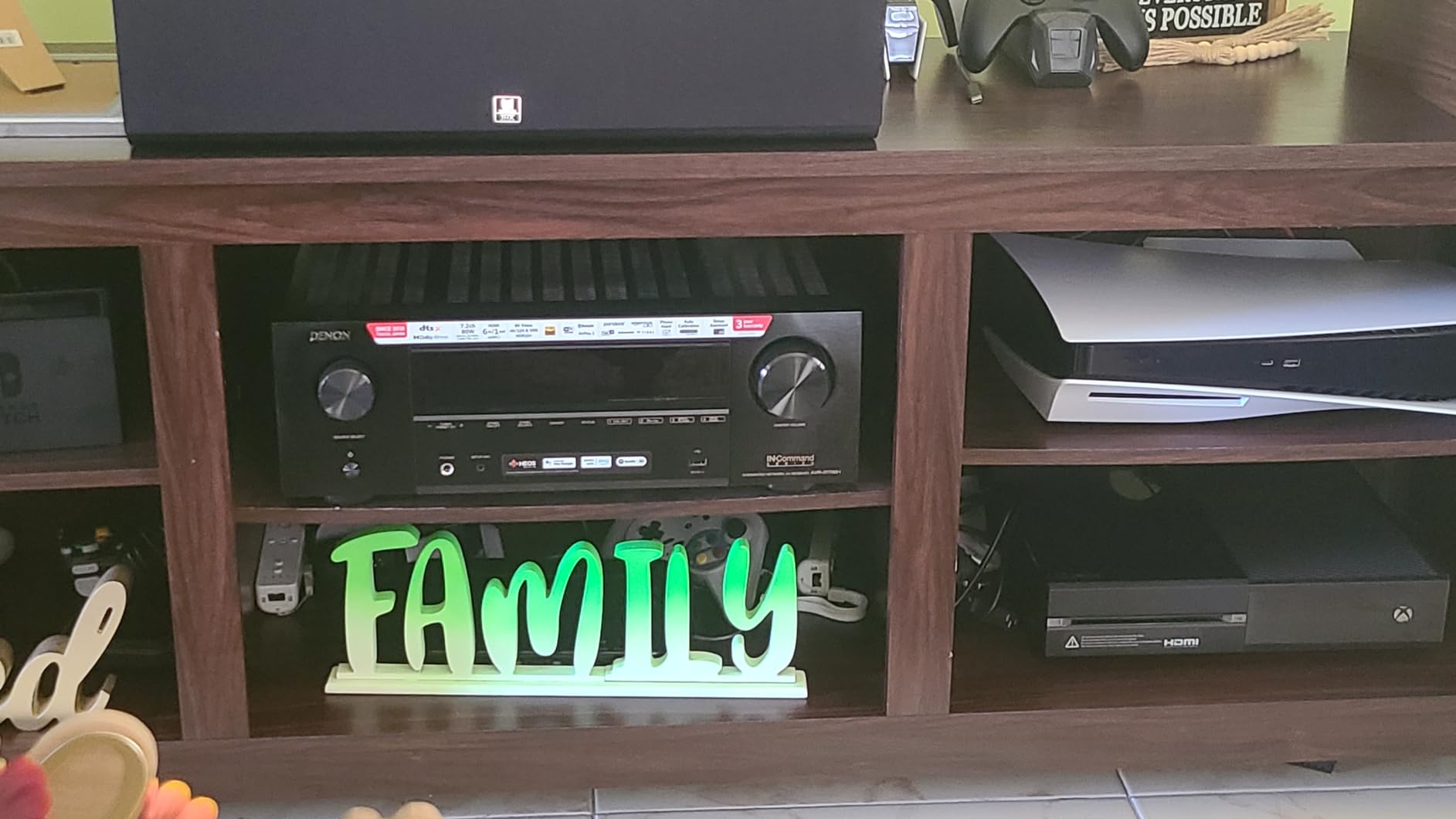 Denon AVR-X1700H 7.2 Channel AV Receiver - 80W/Channel, Advanced 8K HDMI Video w/eARC, Dolby Atmos, DTS:X, Built-in HEOS, Amazon Alexa Voice Control - Customer Photo 3