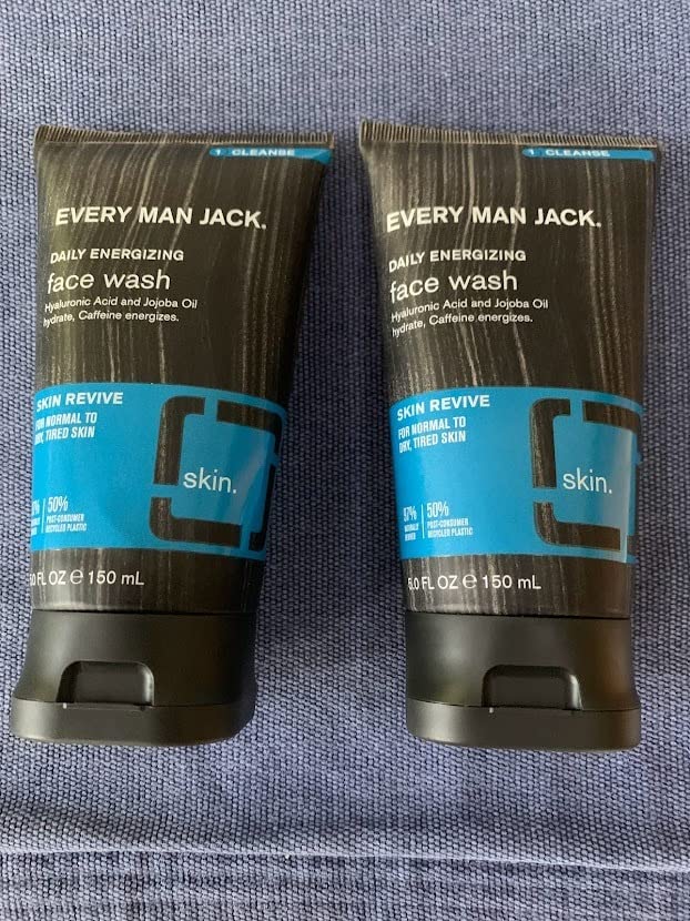 Every Man Jack Hydrating Face Wash for Men with Hyaluronic Acid & Niacinamide – Gently Removes Dirt and Oil, Revives Dry, Dull Skin – 5 fl oz (2 Pack) Customer Review Every Man Jack Hydrating Face Wash for Men with Hyaluronic Acid & Niacinamide – Gently Removes Dirt and Oil, Revives Dry, Dull Skin – 5 fl oz (2 Pack) - Customer Photo 4