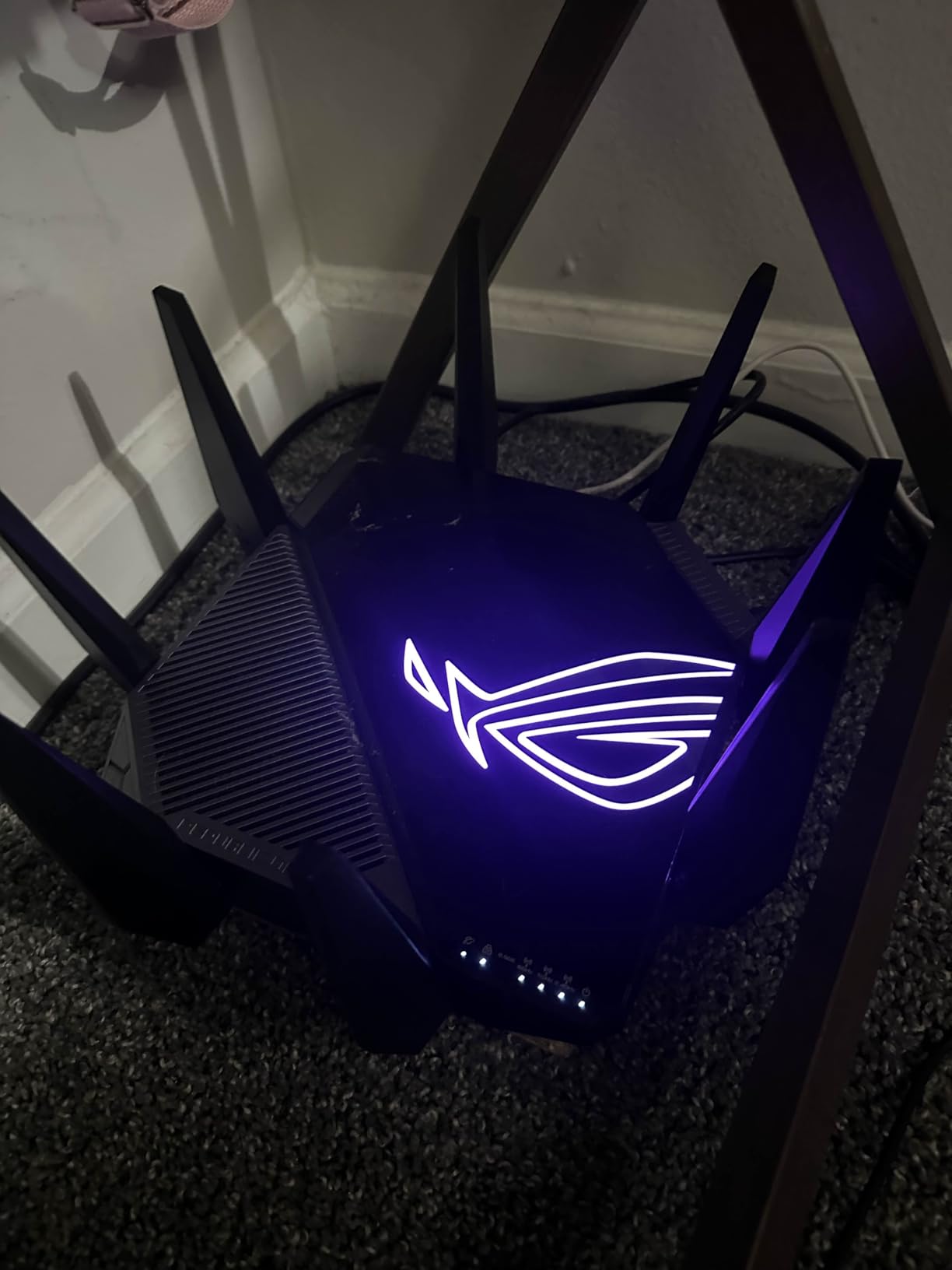 ASUS ROG Rapture GT-AXE11000 Tri-band WiFi 6E Extendable Gaming Router, 6GHz Band, 2.5G Port, Triple-level Game Acceleration, VPN Fusion, Subscription-free Network Security, AiMesh Compatible Customer Review ASUS ROG Rapture GT-AXE11000 Tri-band WiFi 6E Extendable Gaming Router, 6GHz Band, 2.5G Port, Triple-level Game Acceleration, VPN Fusion, Subscription-free Network Security, AiMesh Compatible - Customer Photo 1
