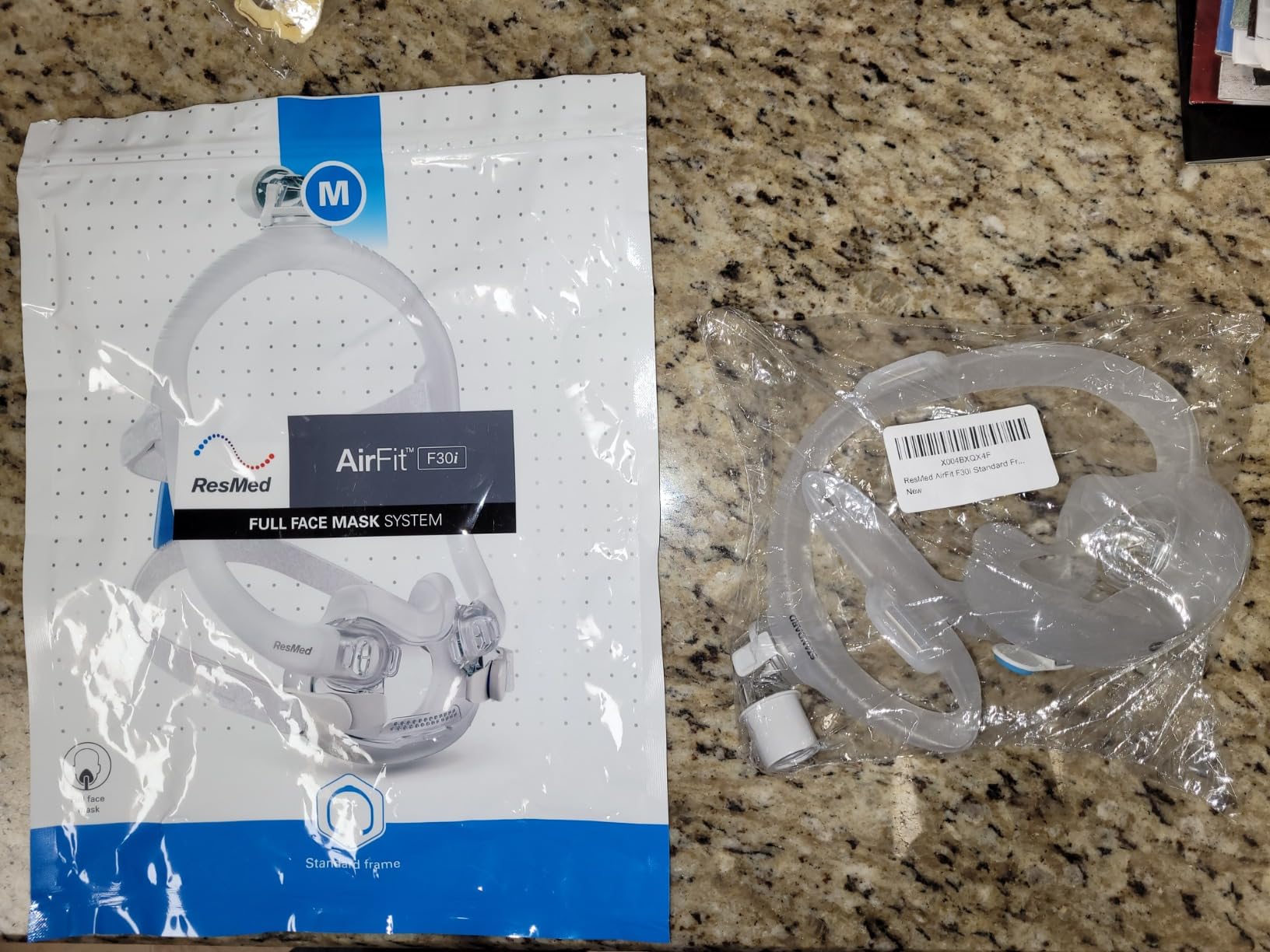 ResMed AirFit F30i Standard Frame System - for Full-Face CPAP Mask - Replacement CPAP Accessories - Without Headgear - Wide - Customer Photo 3
