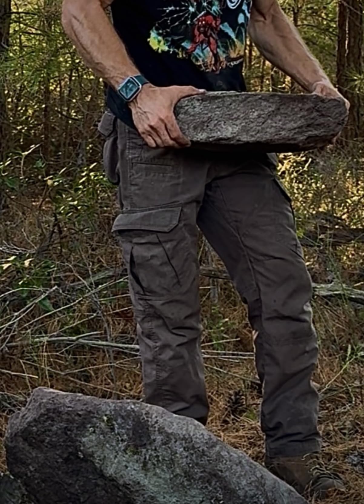 CQR Men's Tactical Pants, Water Resistant Ripstop Cargo Pants, Lightweight EDC Work Hiking Pants, Outdoor Apparel customer photo 1
