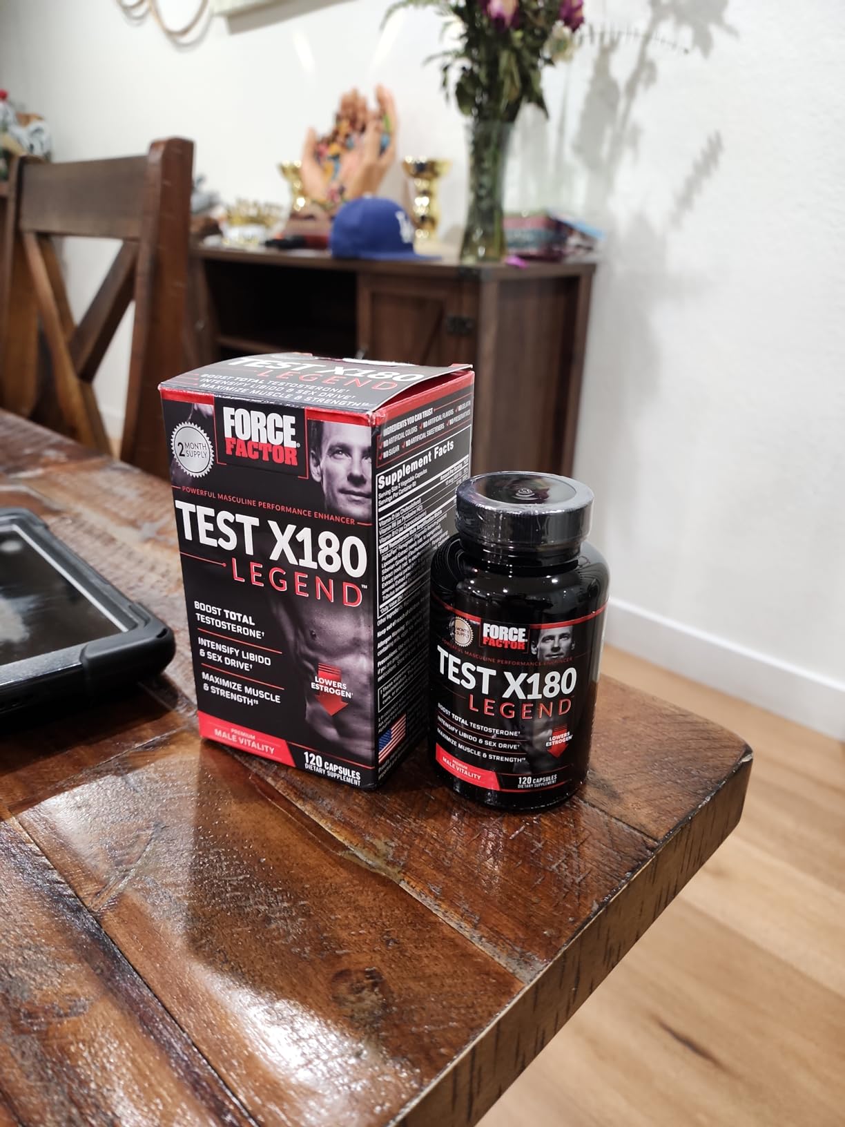 FORCE FACTOR Test X180 Legend Testosterone Booster for Men to Build Muscle & Strength, Performance, Testosterone Supplement for Men's Health, Testosterone Support, 120 Capsules Customer Review FORCE FACTOR Test X180 Legend Testosterone Booster for Men to Build Muscle & Strength, Performance, Testosterone Supplement for Men's Health, Testosterone Support, 120 Capsules - Customer Photo 1