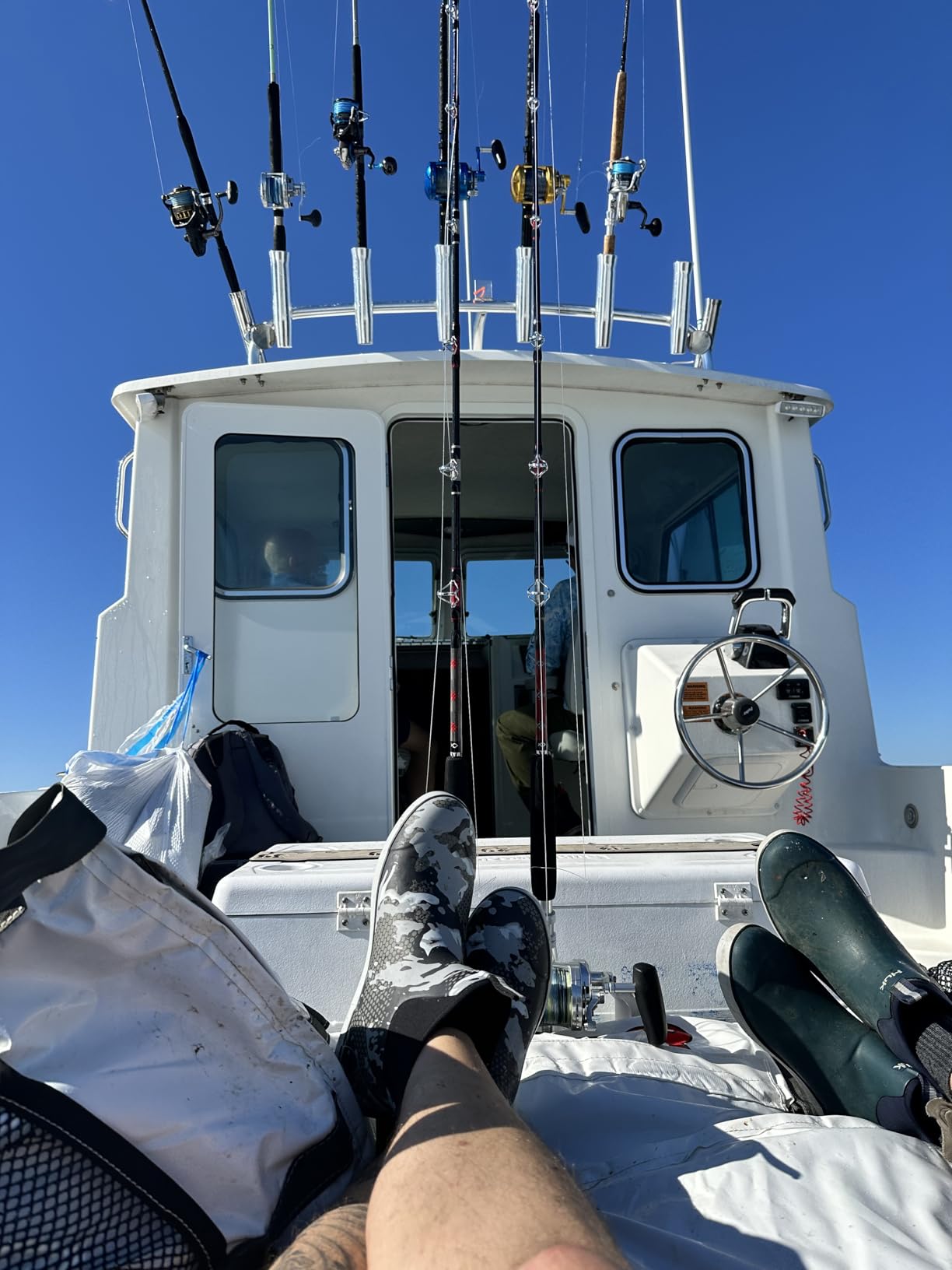 HUK mens Rogue Wave Shoe | High-performance Fishing & Deck BootRain Boot - Customer Photo 1