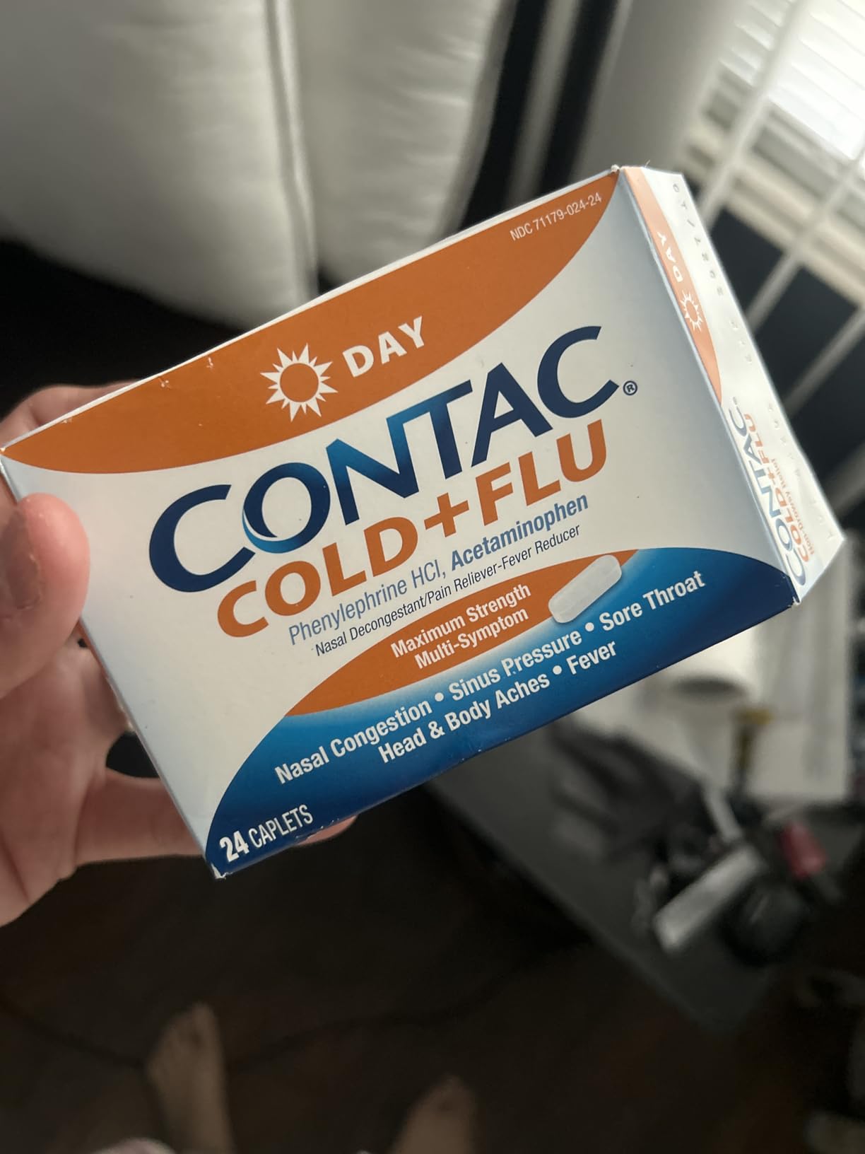 Contac Chest Congestion, Maximum Strength Expectorant Controls Cough and Thins and Loosens Mucus, Extended Release Tablets, Guaifenesin 1200 mg, Extended Release Tablets, 21 Count Customer Review Contac Chest Congestion, Maximum Strength Expectorant Controls Cough and Thins and Loosens Mucus, Extended Release Tablets, Guaifenesin 1200 mg, Extended Release Tablets, 21 Count - Customer Photo 1