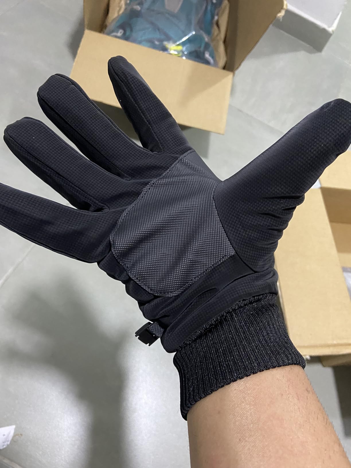 ihuan Winter Waterproof Gloves Snow Ski - Cold Weather for Men Women, Touchscreen Warm Thermal for Running Cycling - Customer Photo 3